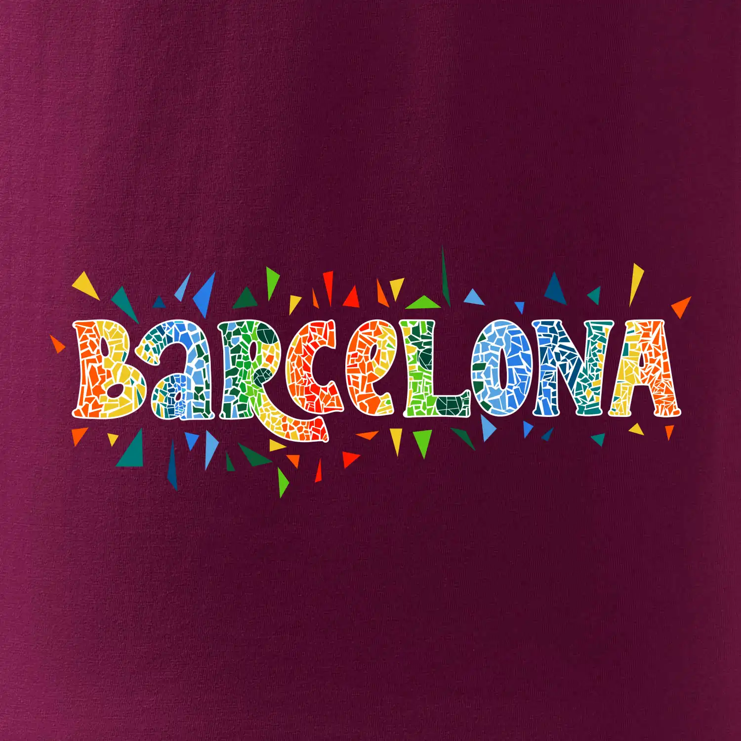 Barcelona Barevný nápis