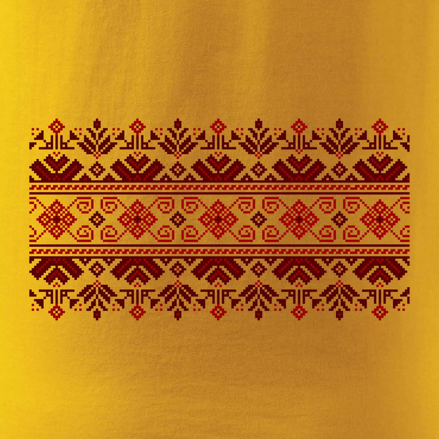 Ukrajinský vzor - červený