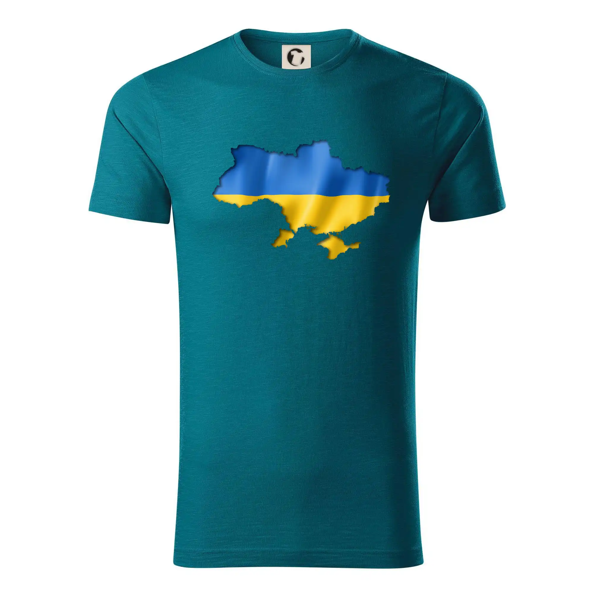 Ukrajina vlajka mapa