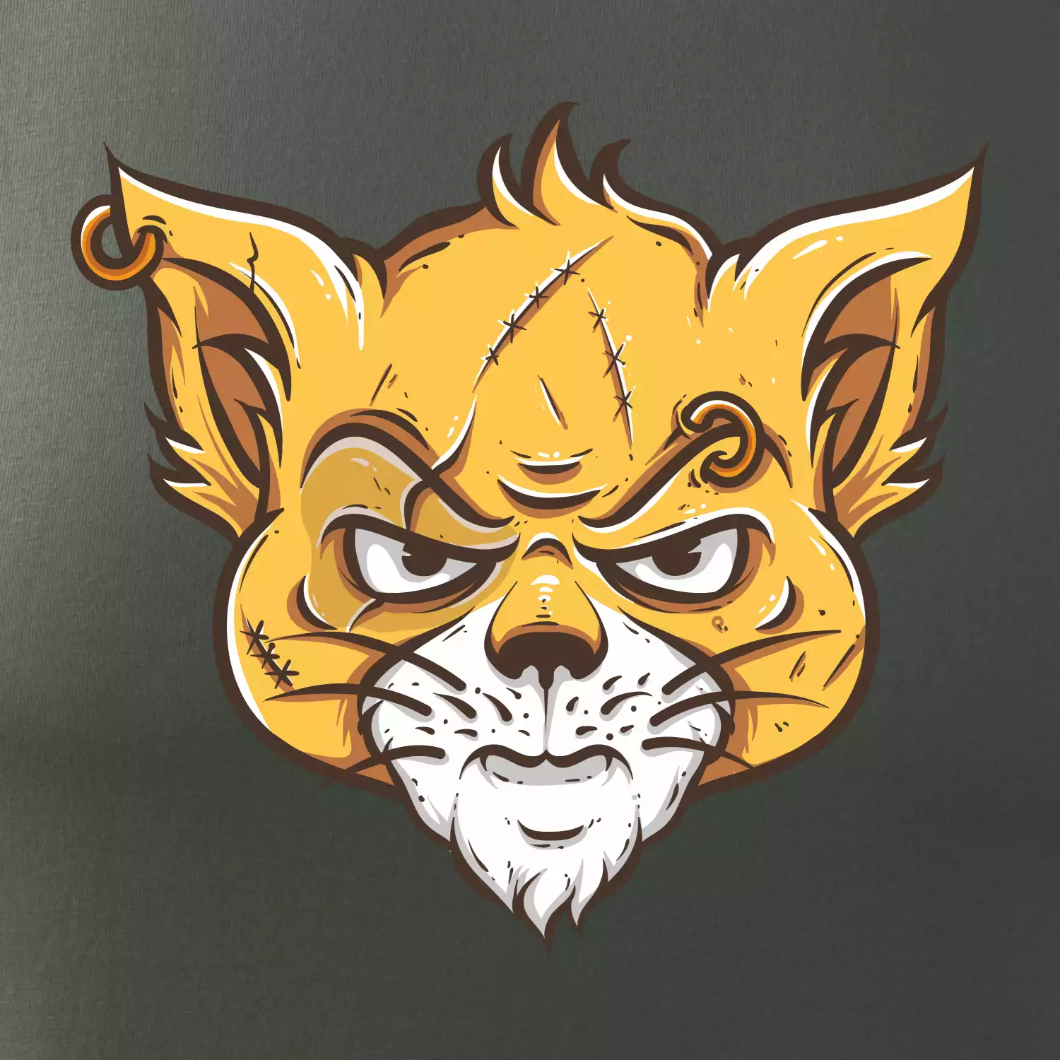 Nasraná kočka Thug life