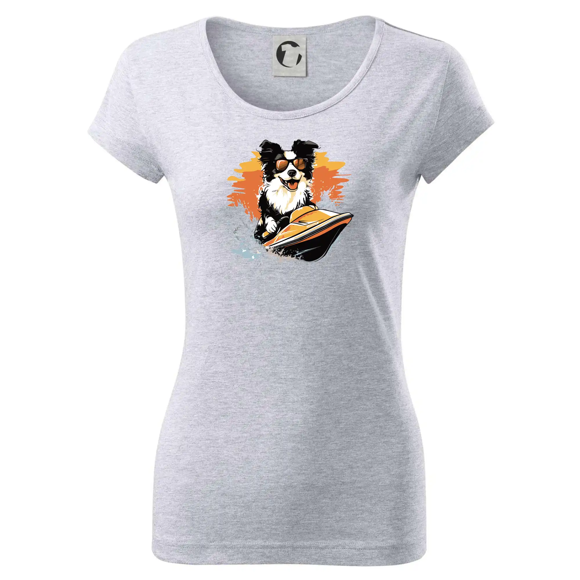 Border Kolie na vodním skútru