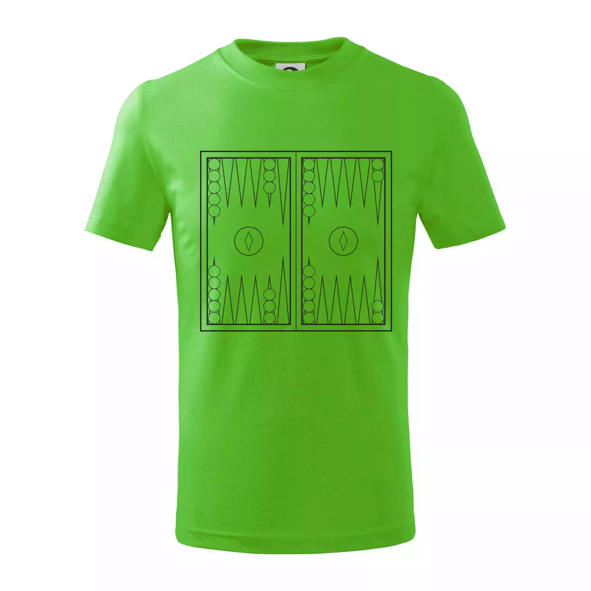 Backgammon černobílý