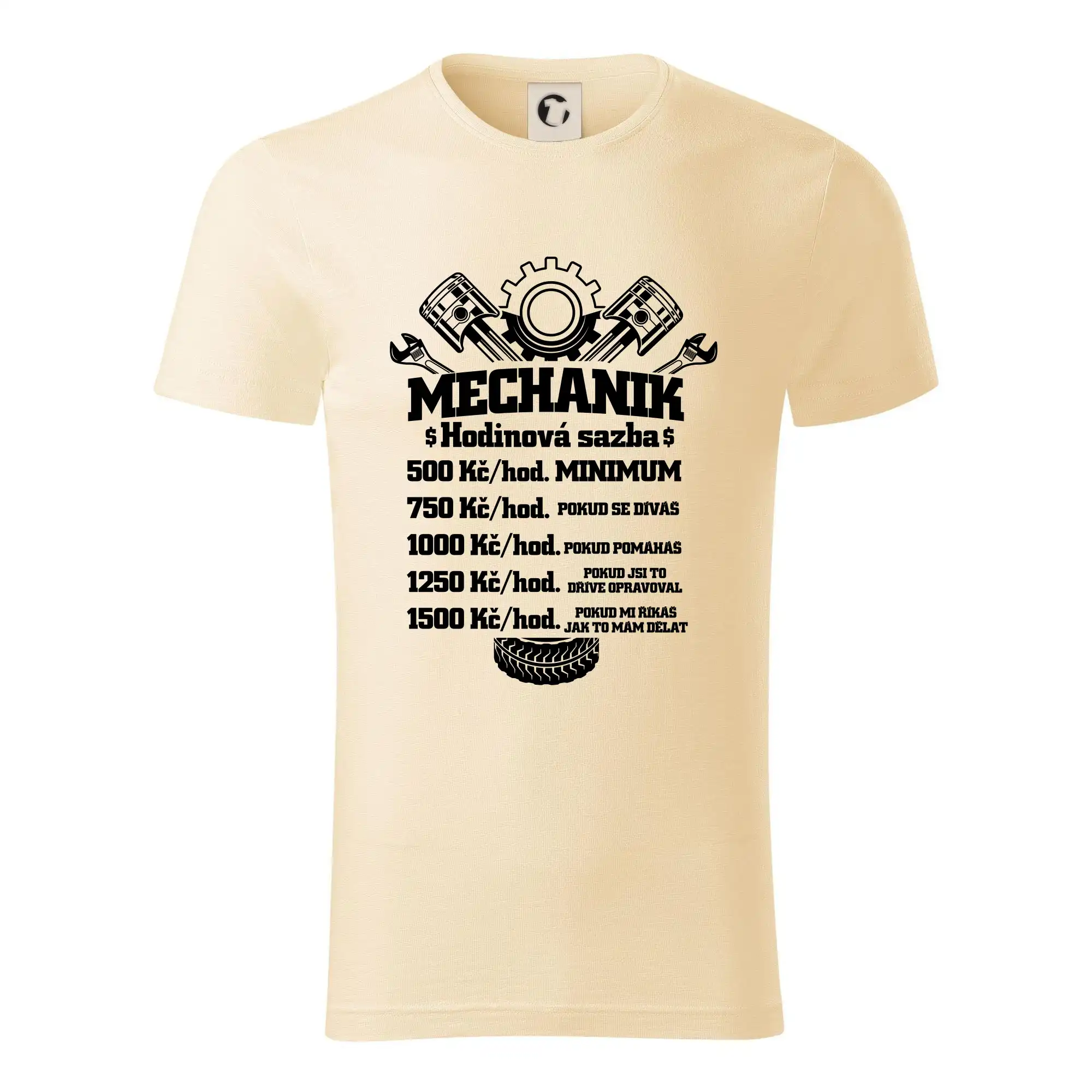 Mechanik - hodinová sazba