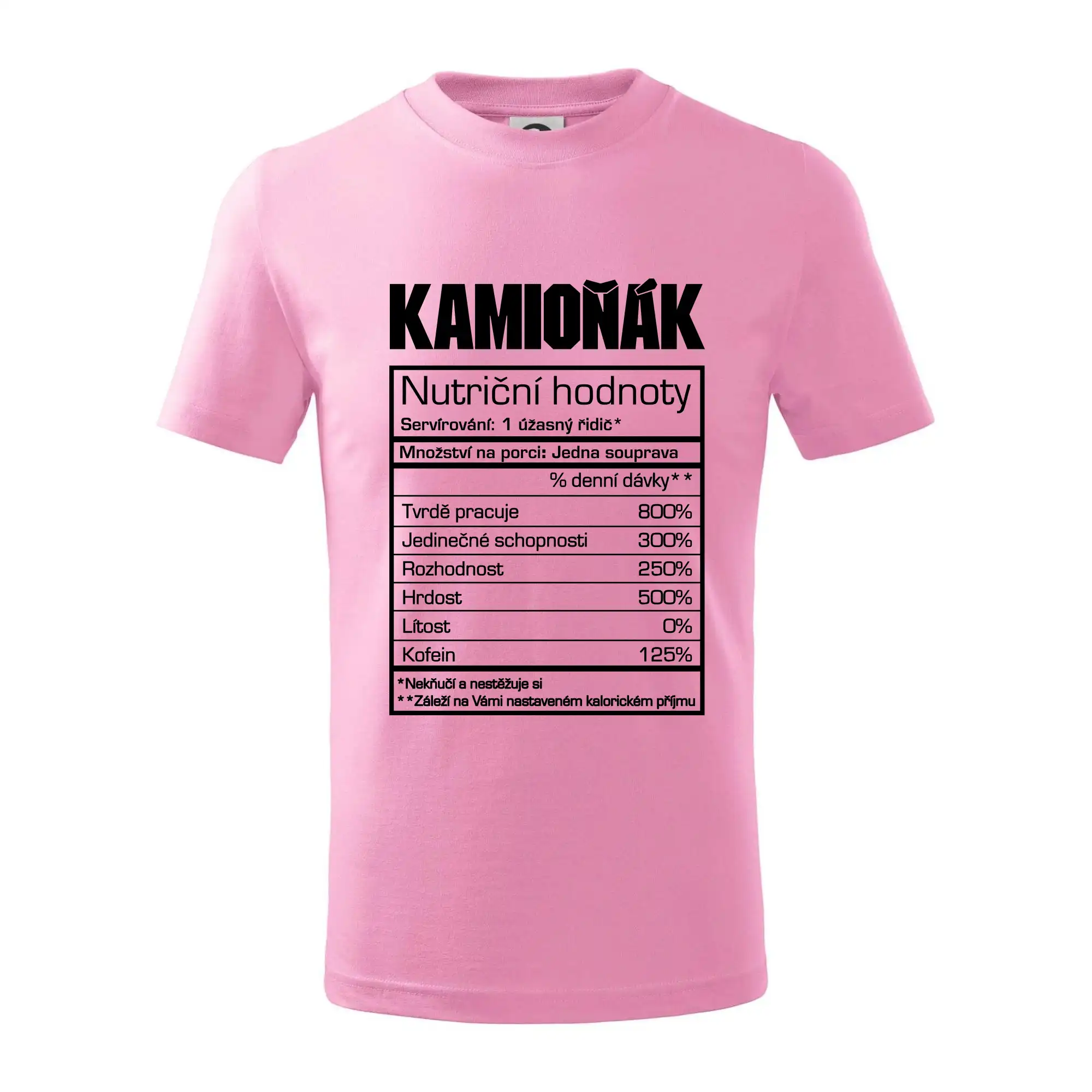 Nutriční hodnoty - Kamioňák