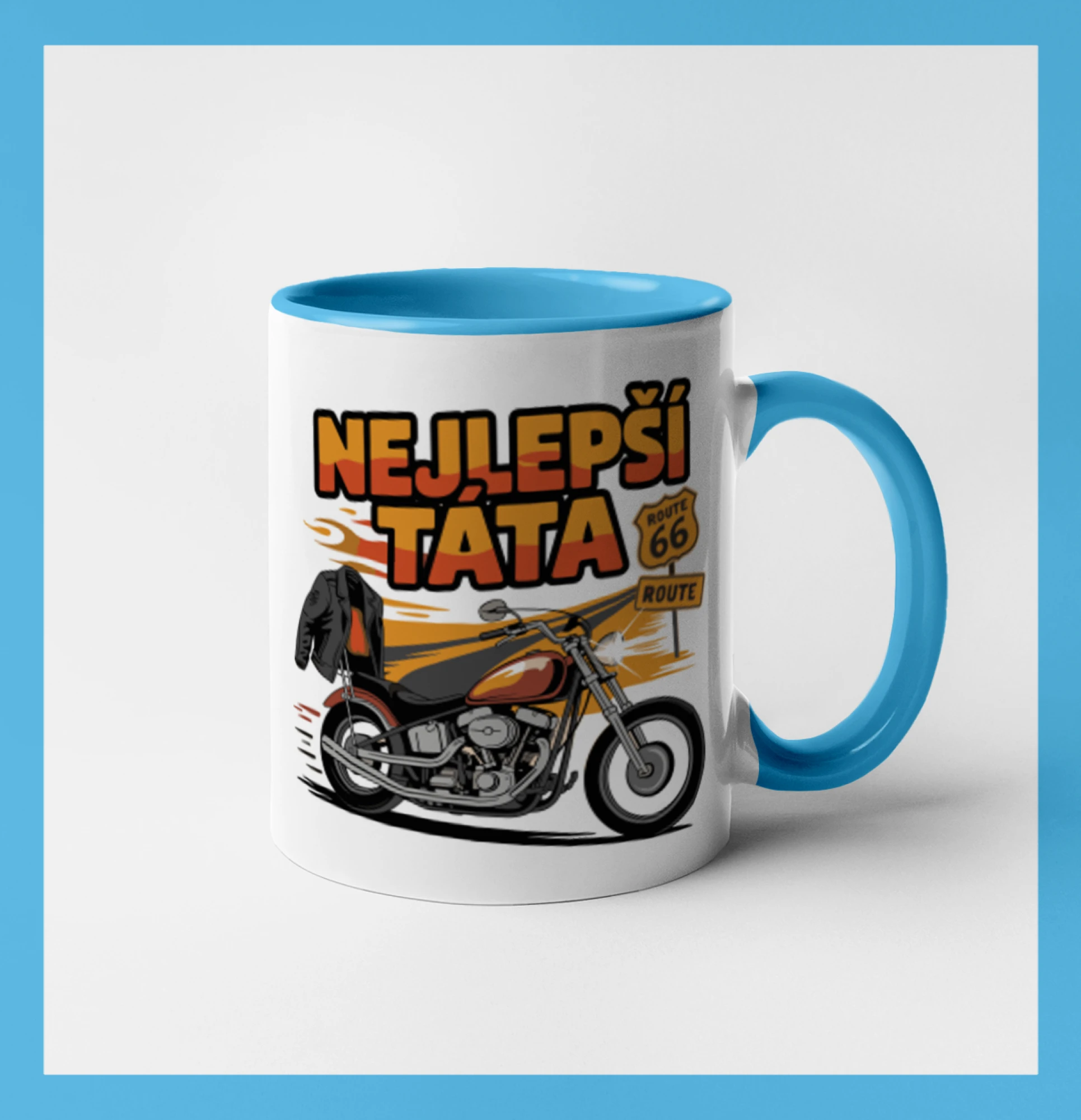 Nejlepší táta - motorka - chopper
