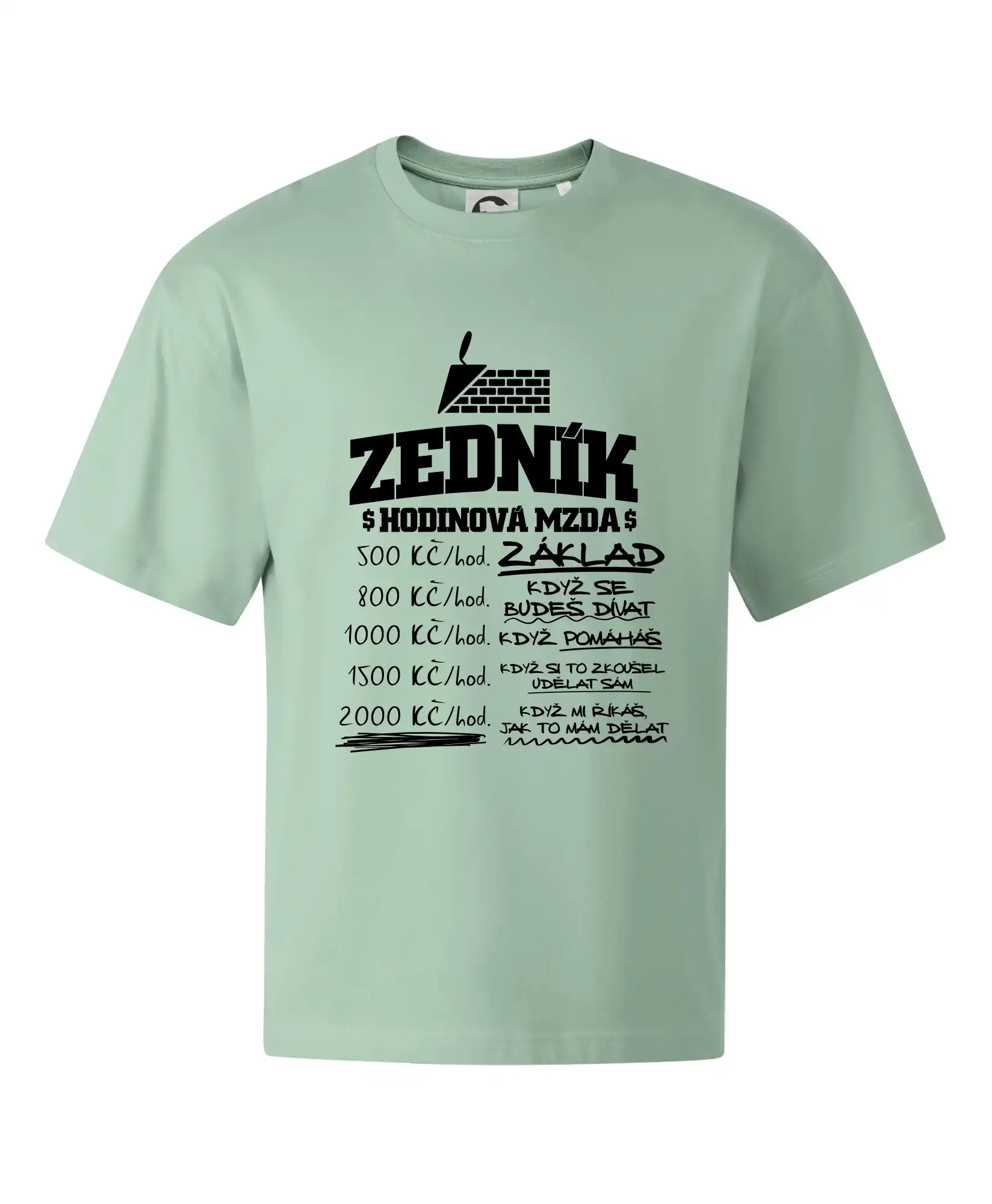 Hodinová mzda zedník