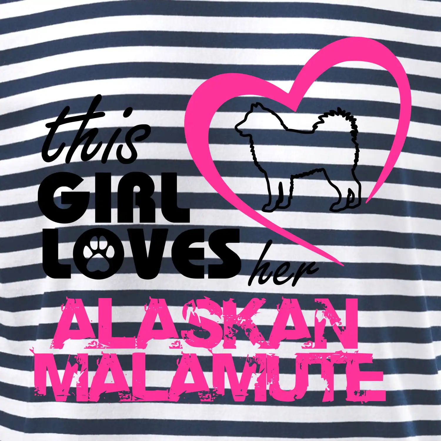 This Girl Loves her Alaskan Malamute