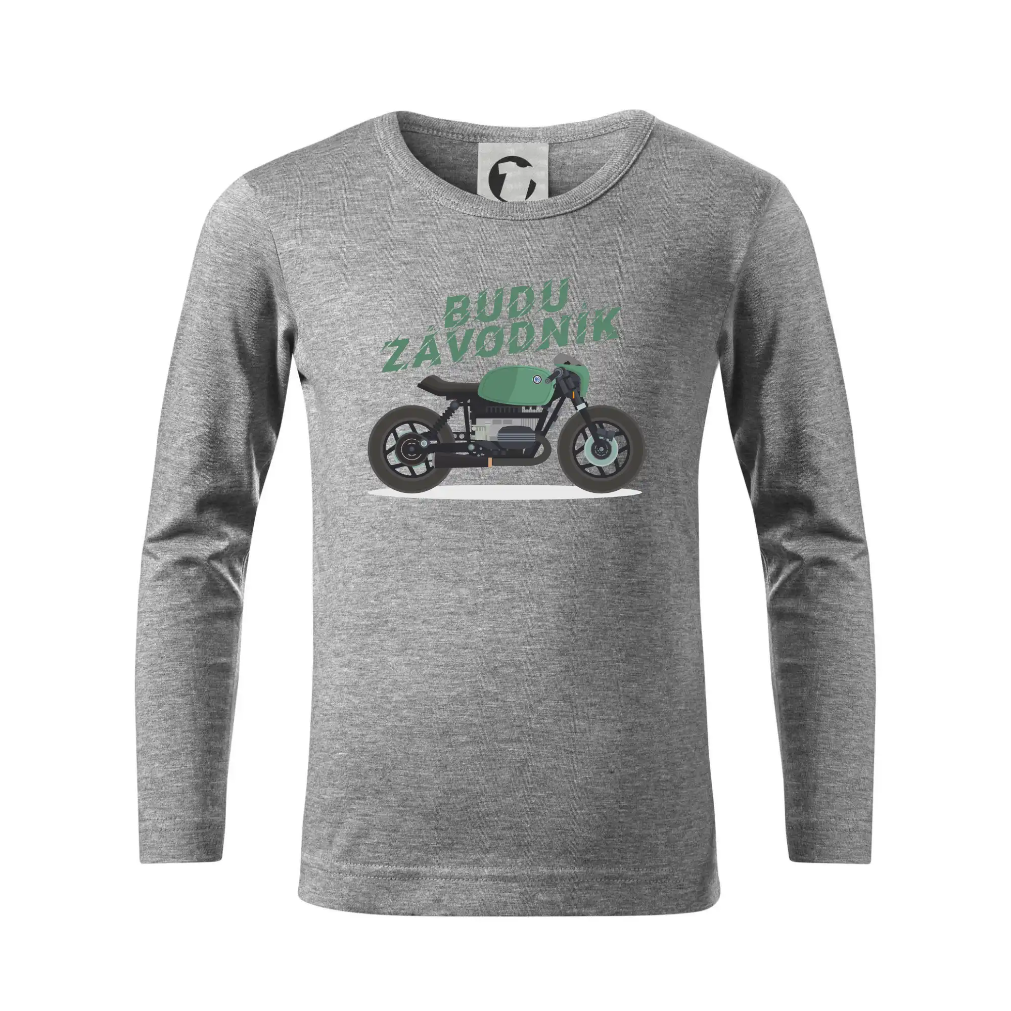 Budu závodník  zelený cafe racer