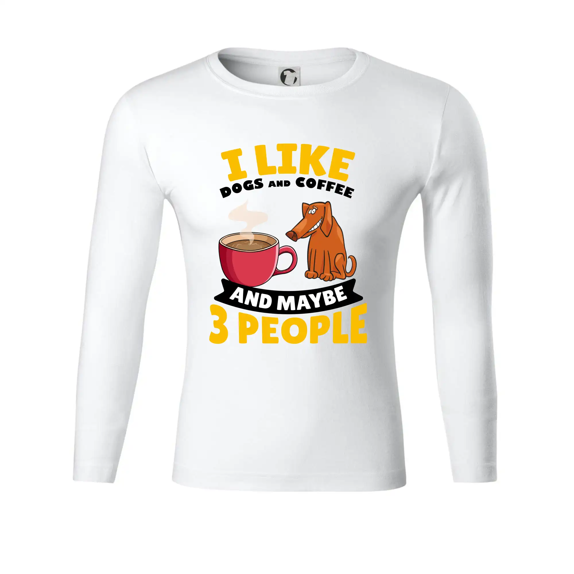 I like dogs and coffee and maybe 3 people