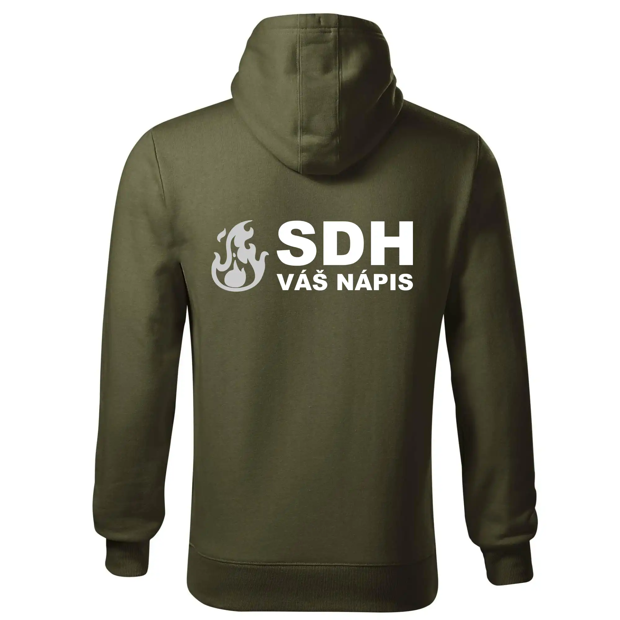 SDH REFLEXNÍ nápis (oheň, firesport, název sboru - vlastní nápis)