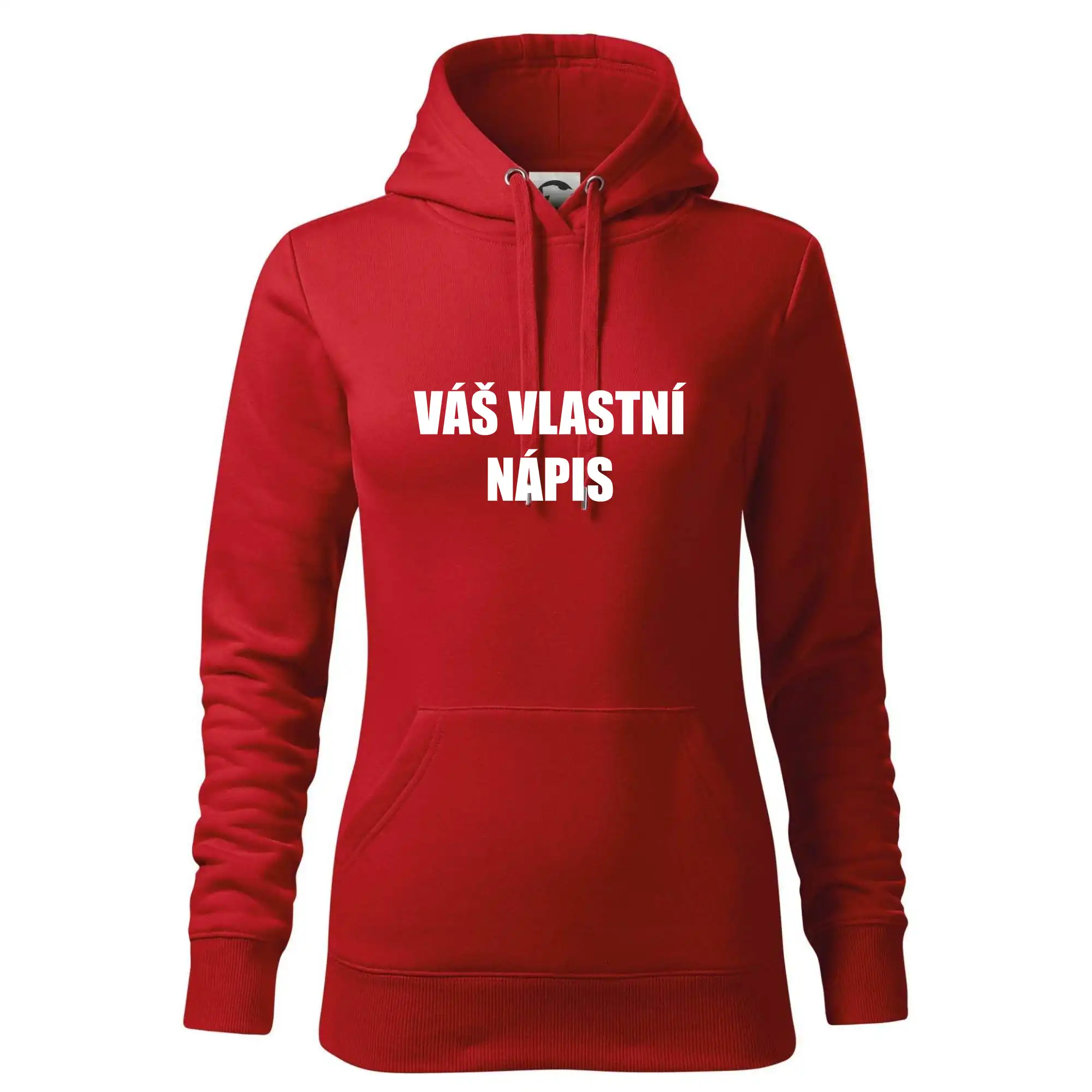 Dámská mikina s kapucí a vlastním potiskem