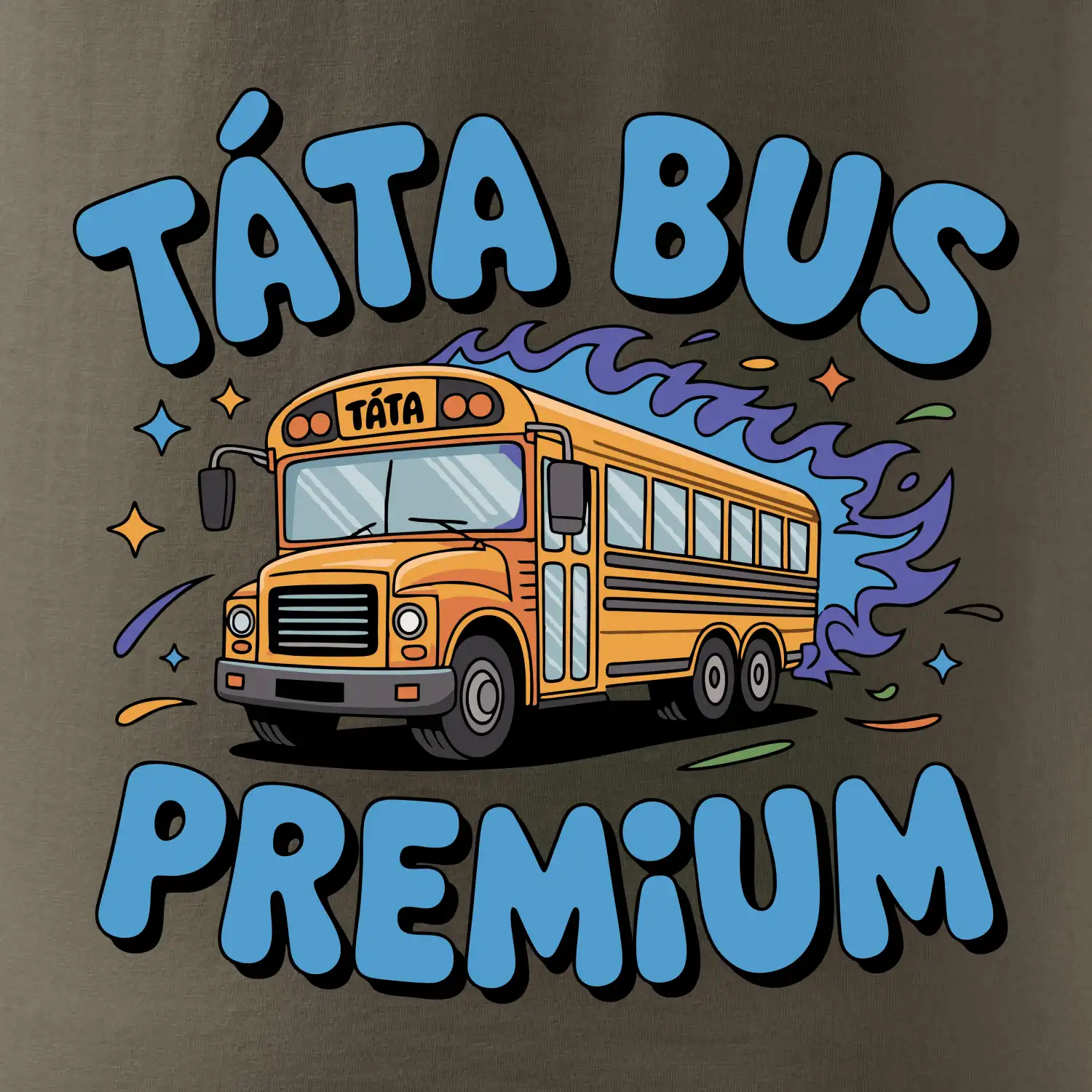Kreslený Táta bus premium