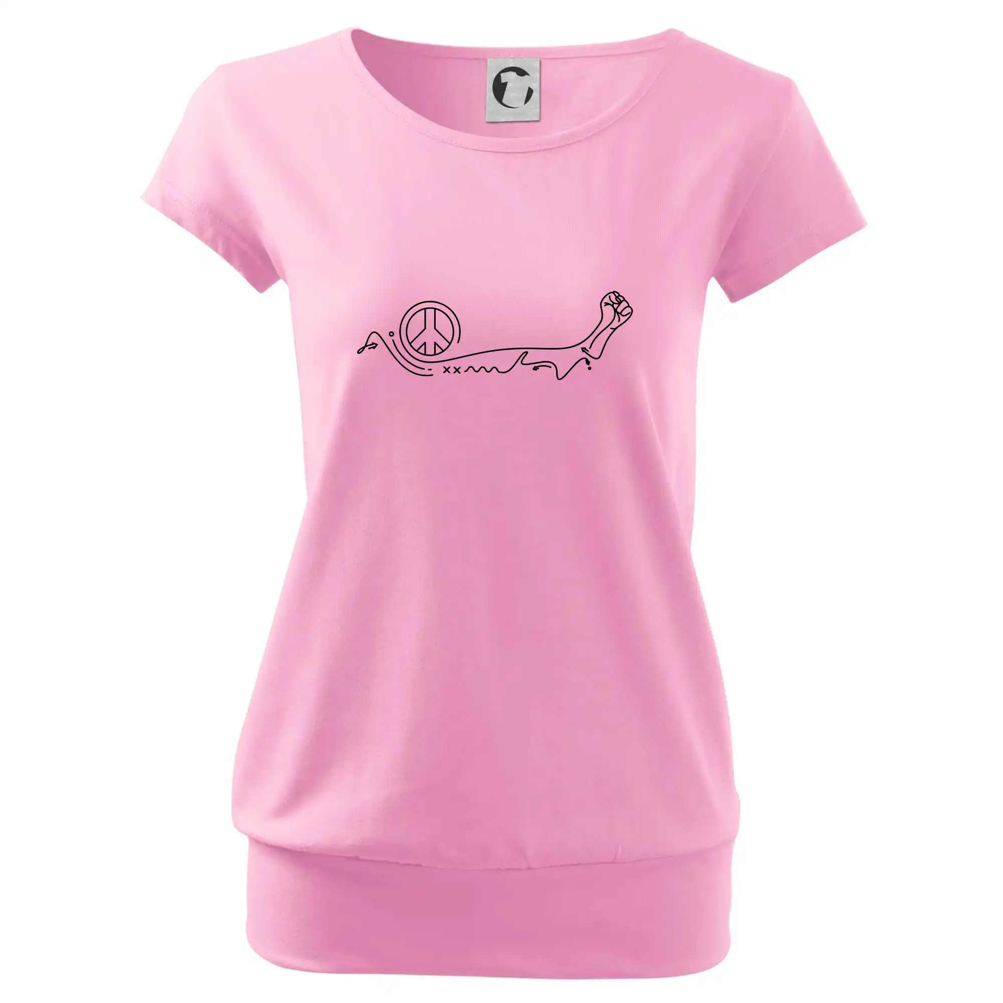 Pěst a symbol míru