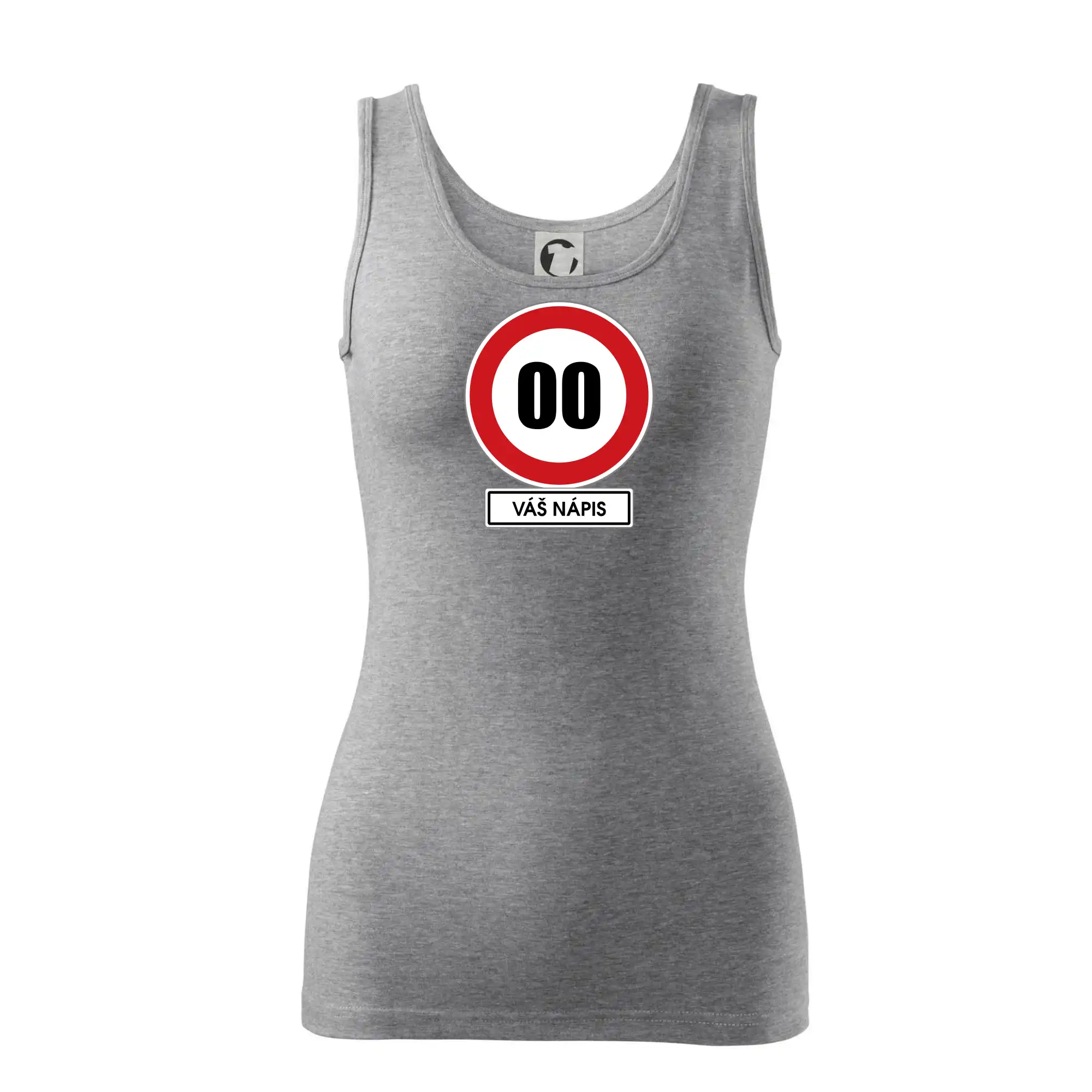 Dopravní značka - rychlost - váš nápis