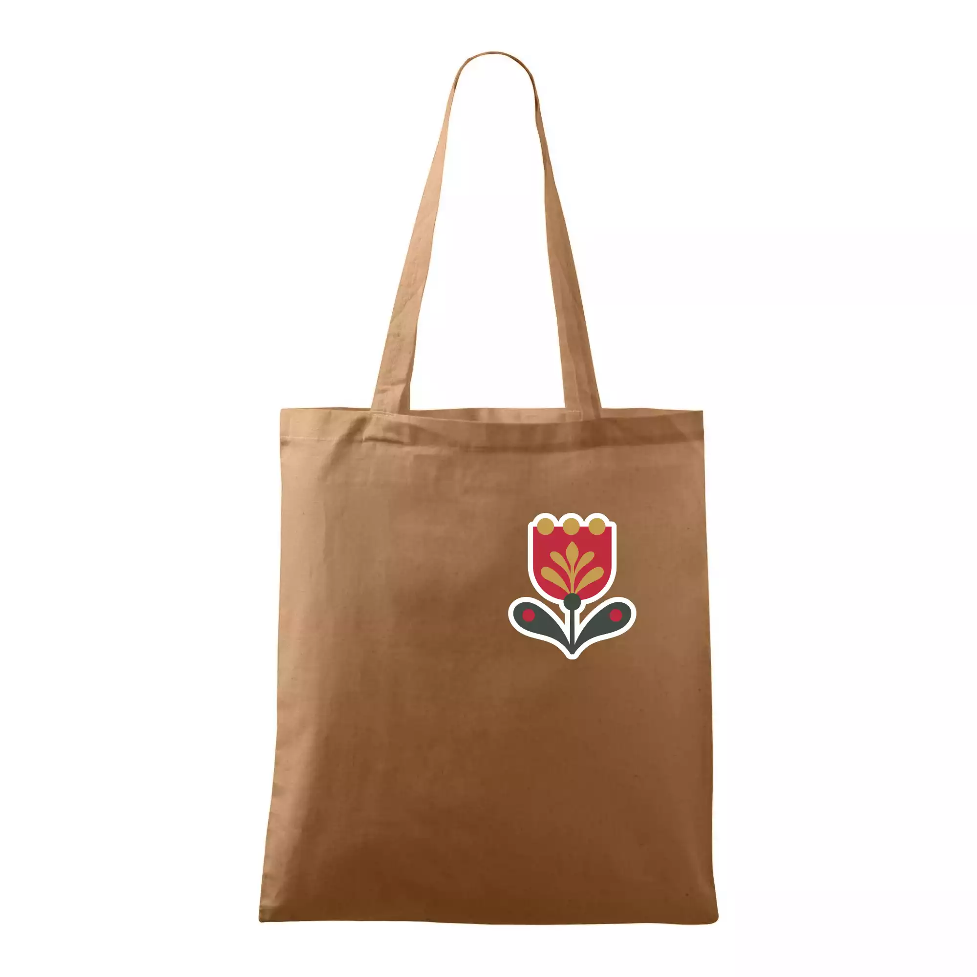 Folklor na prsu tulipán