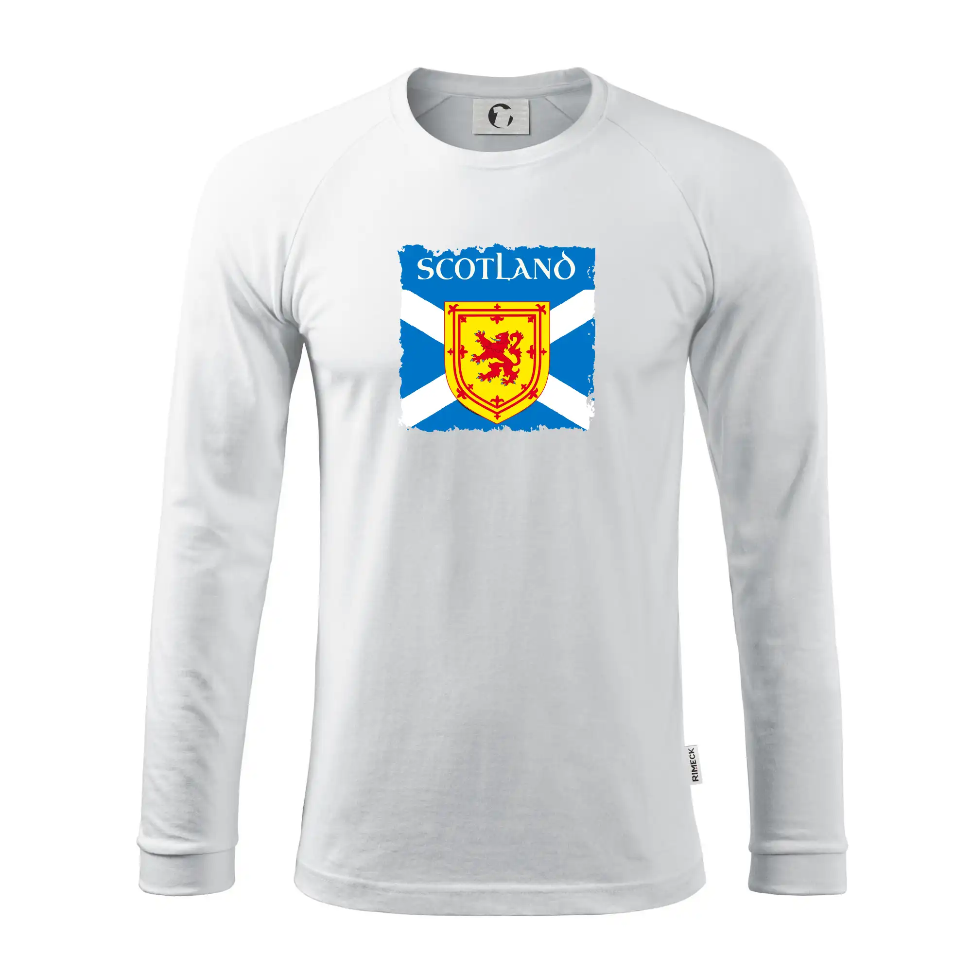 Skotská vlajka s erbem lva