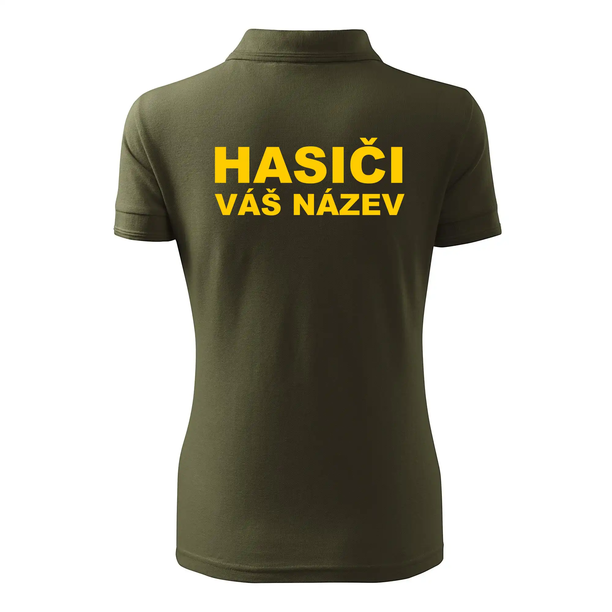Hasiči - žlutý nápis - váš název sboru