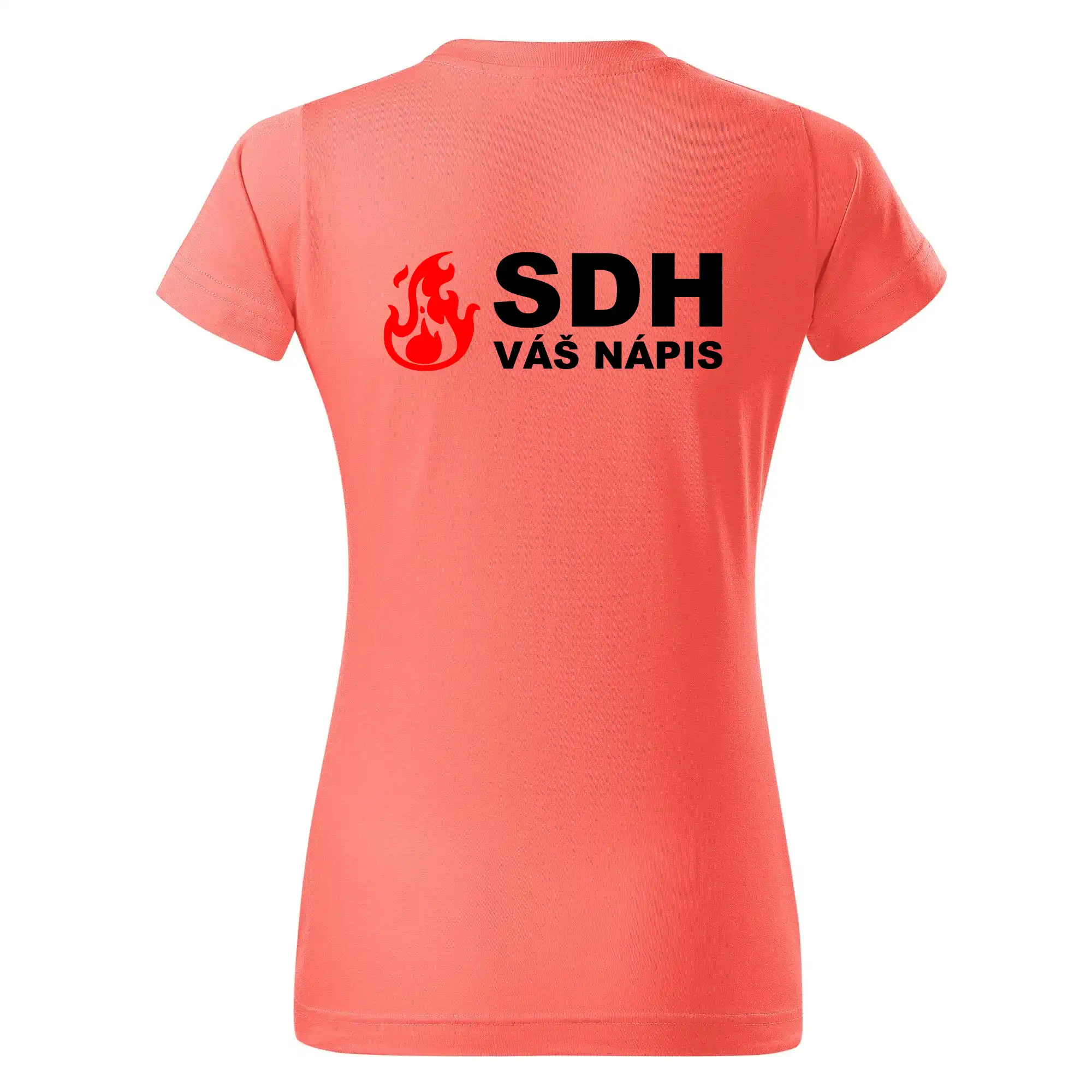 SDH nápis (oheň, název sboru - vlastní nápis)