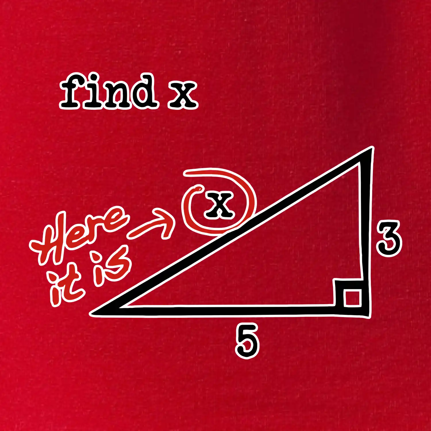 Find X - geometrie