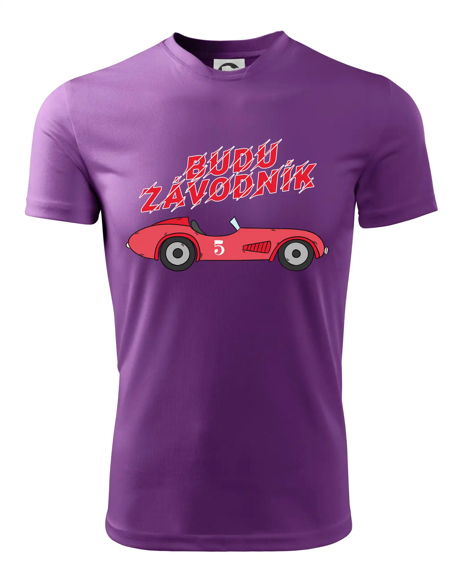 Budu závodník červené staré auto