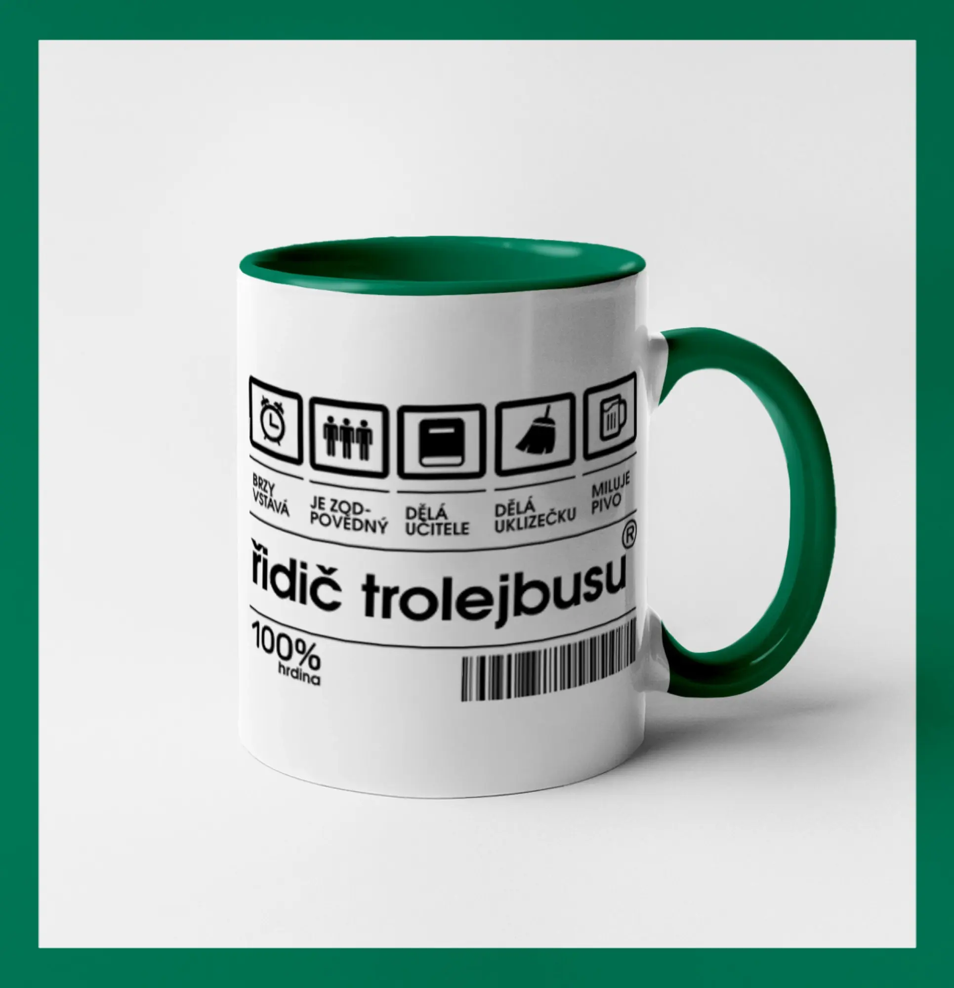 Čárový kód -  Řidič trolejbusu