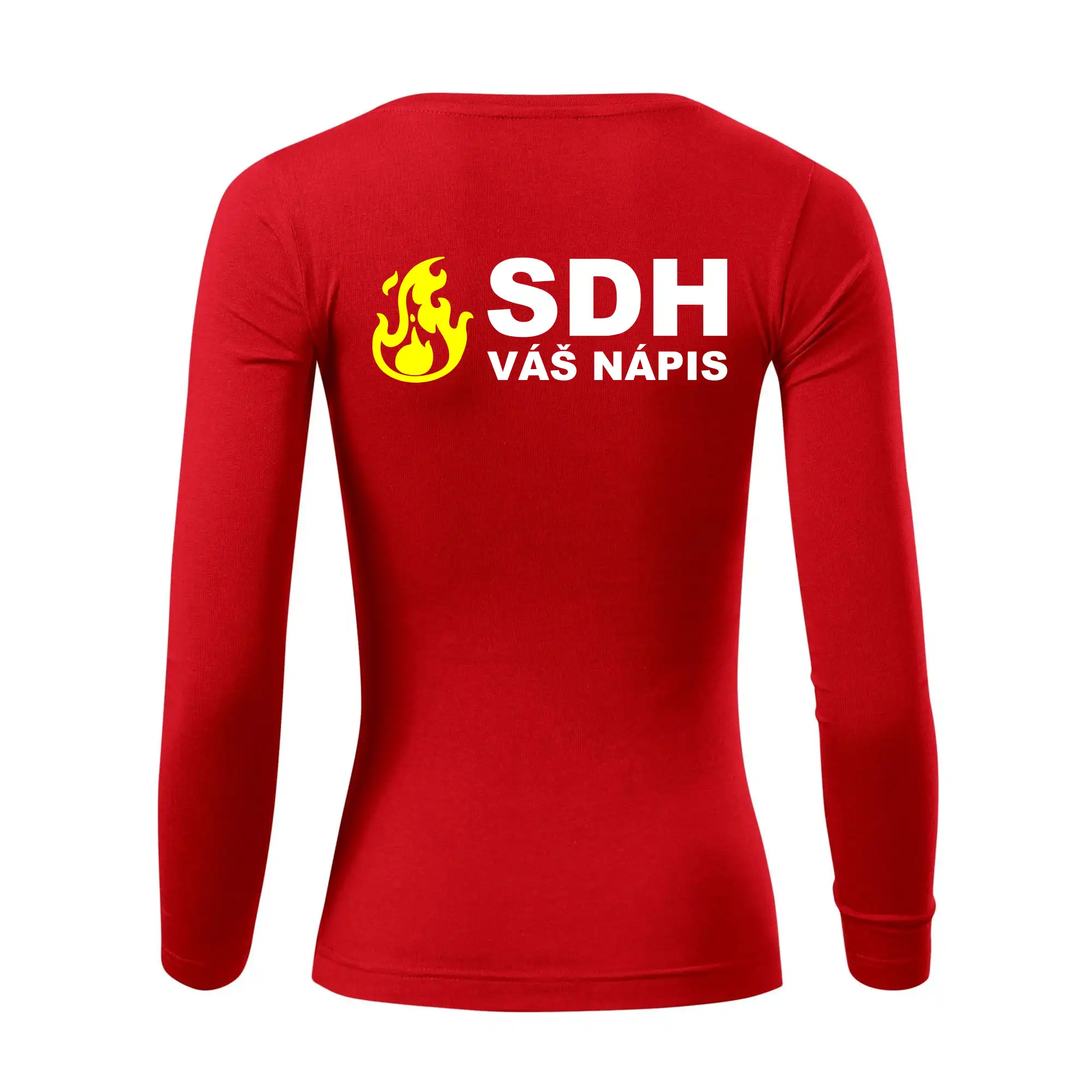 SDH nápis (oheň, firesport, název sboru - vlastní nápis)
