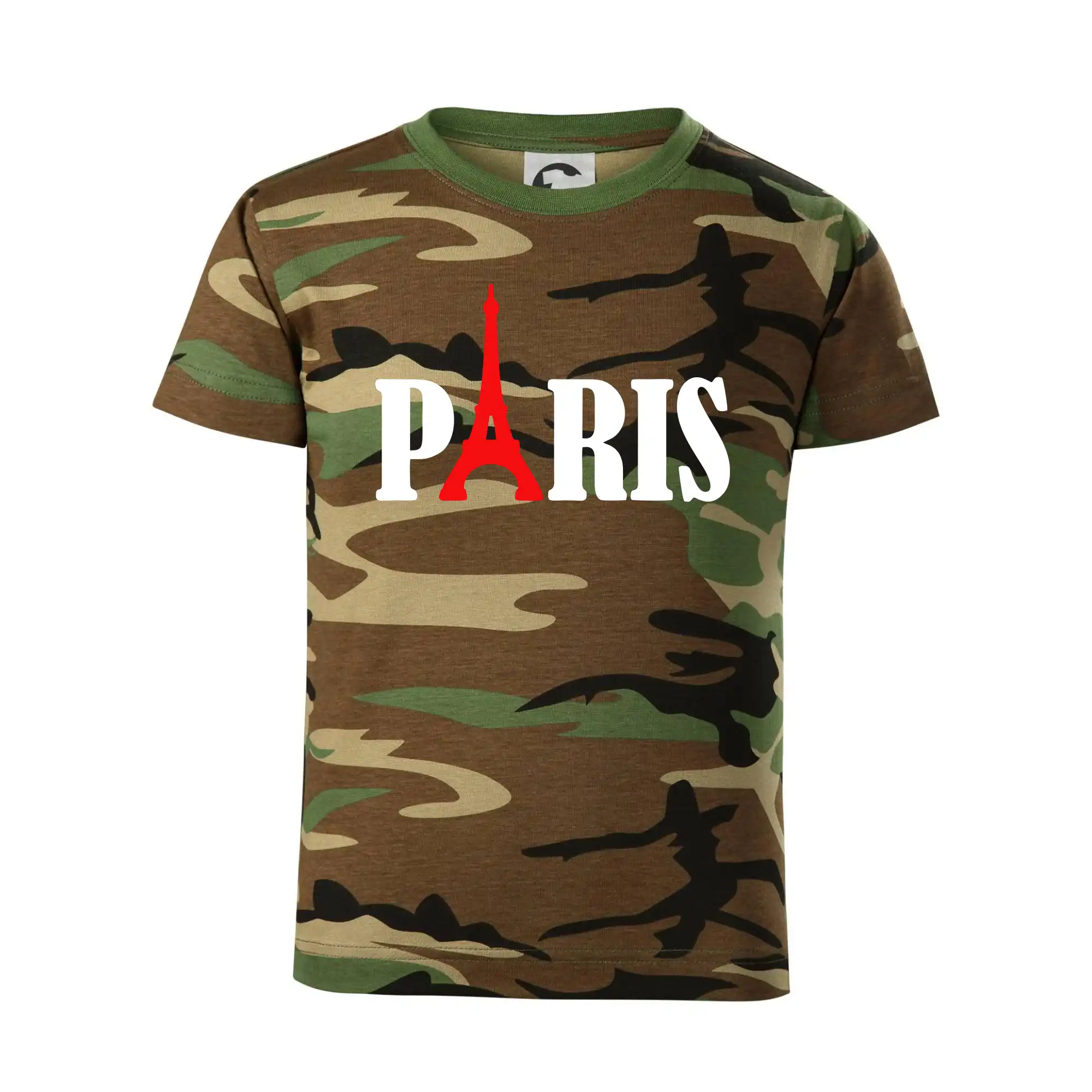 Paris nápis Eiffelova věž