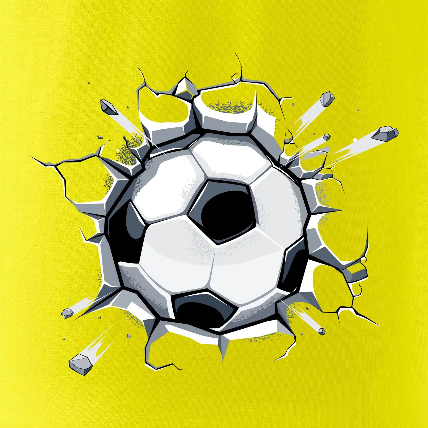 Fotbalový míč v triku