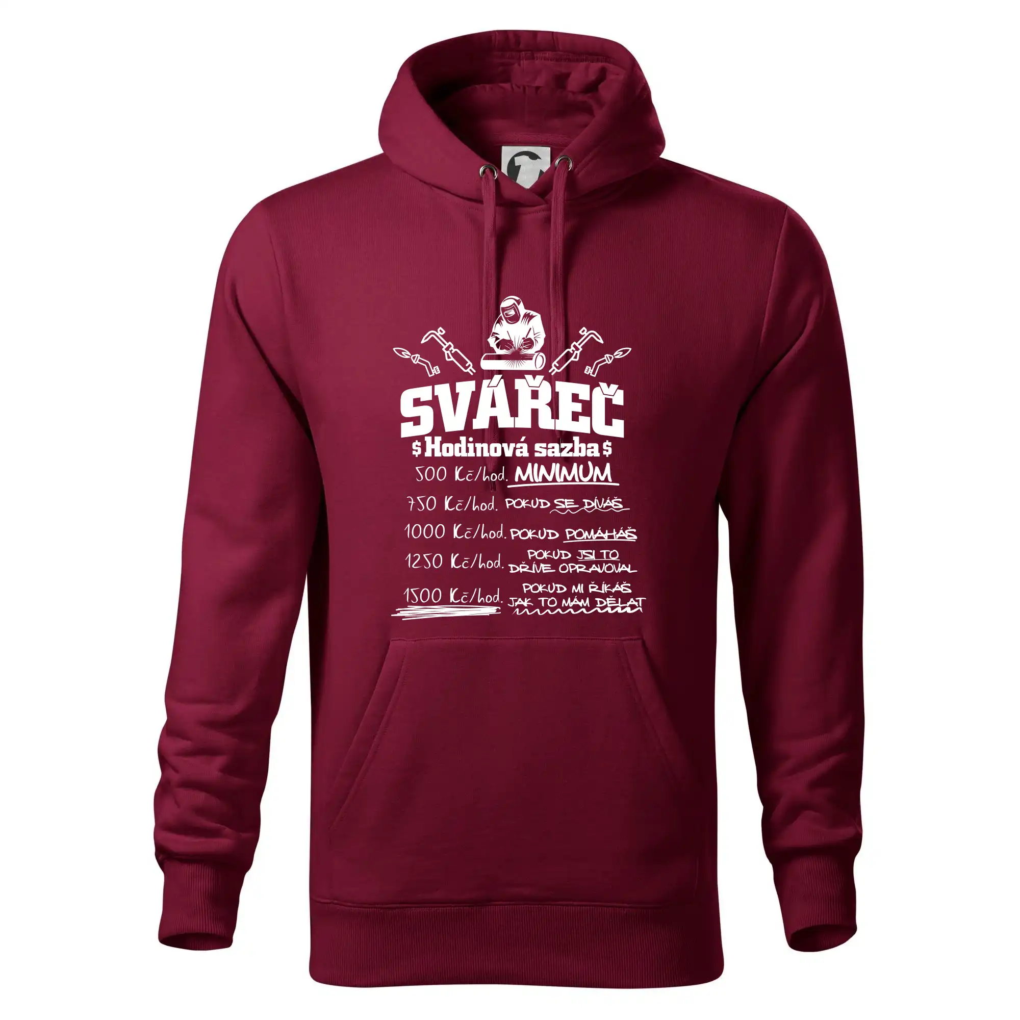 Svářeč - hodinová sazba