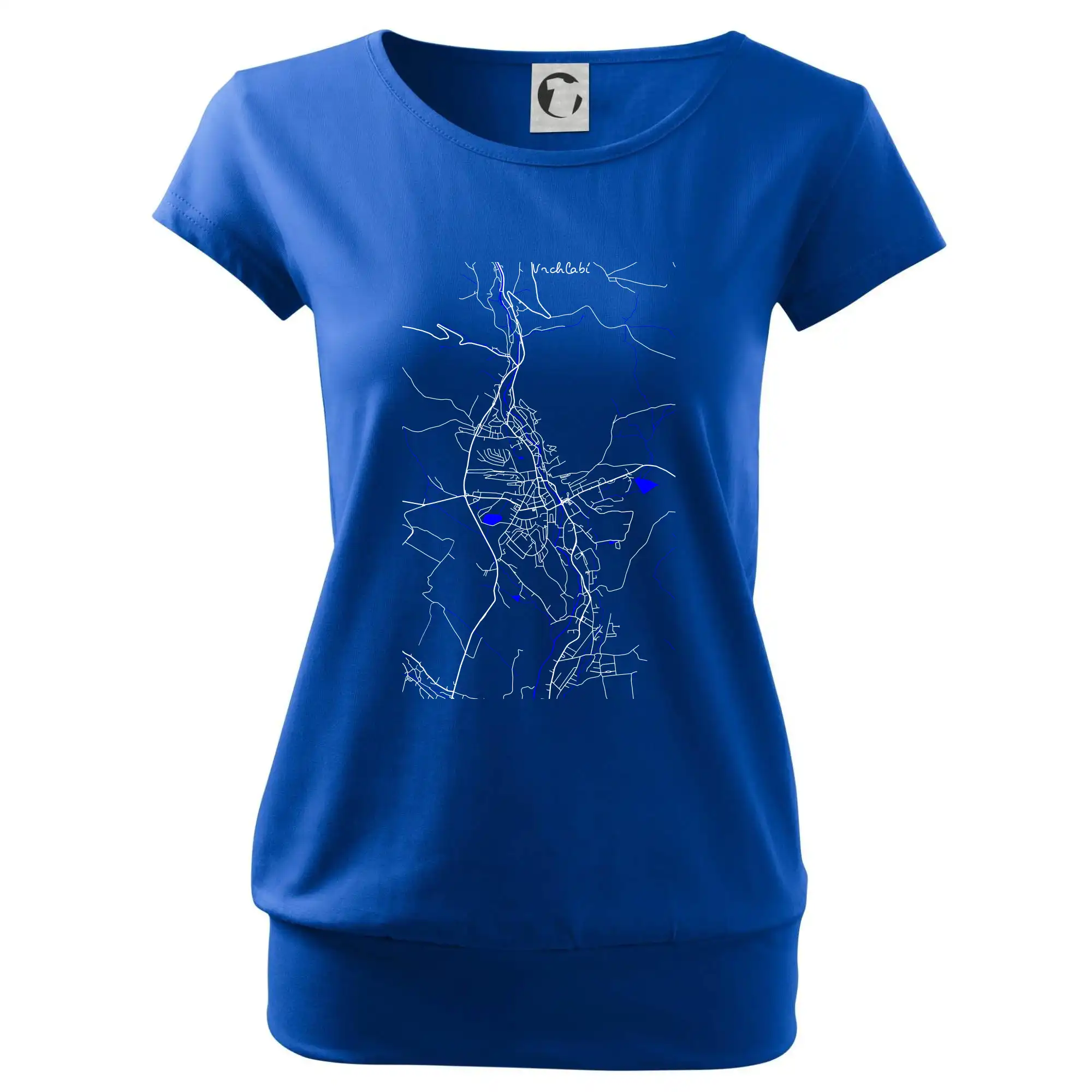 Vrchlabí - Mapa s vodními toky
