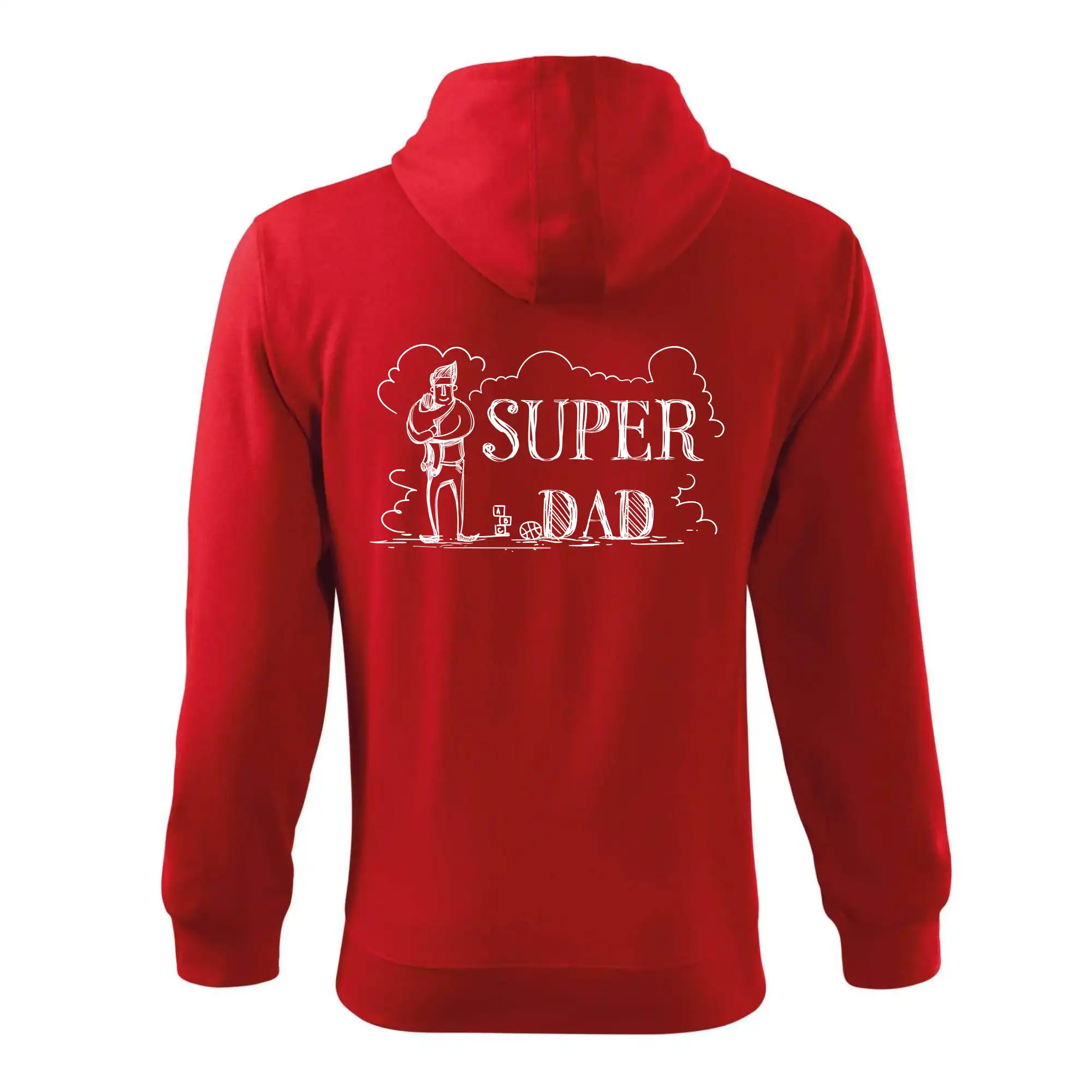 Kreslený nápis super dad