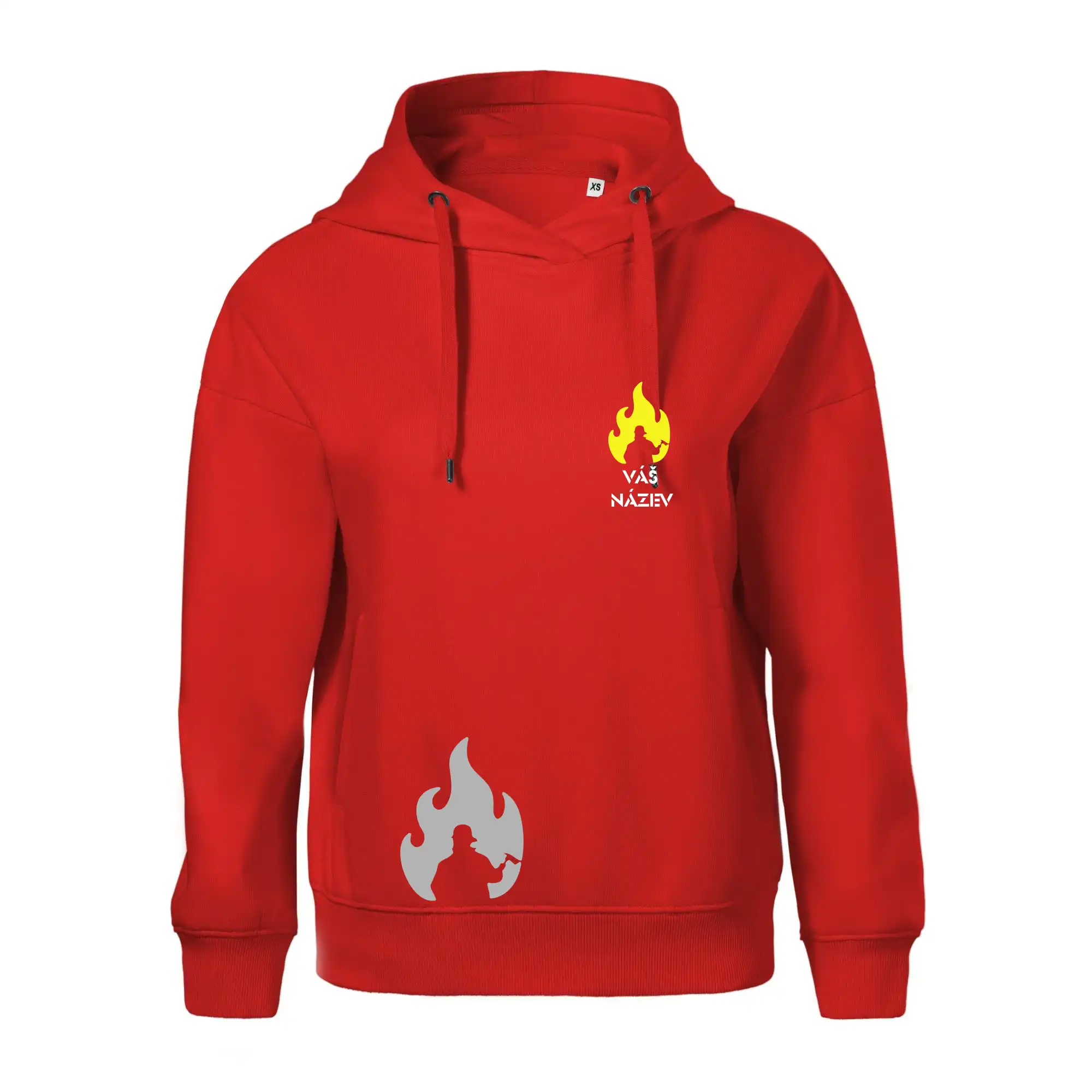 Hasiči - oheň - Váš název - Prso + záda