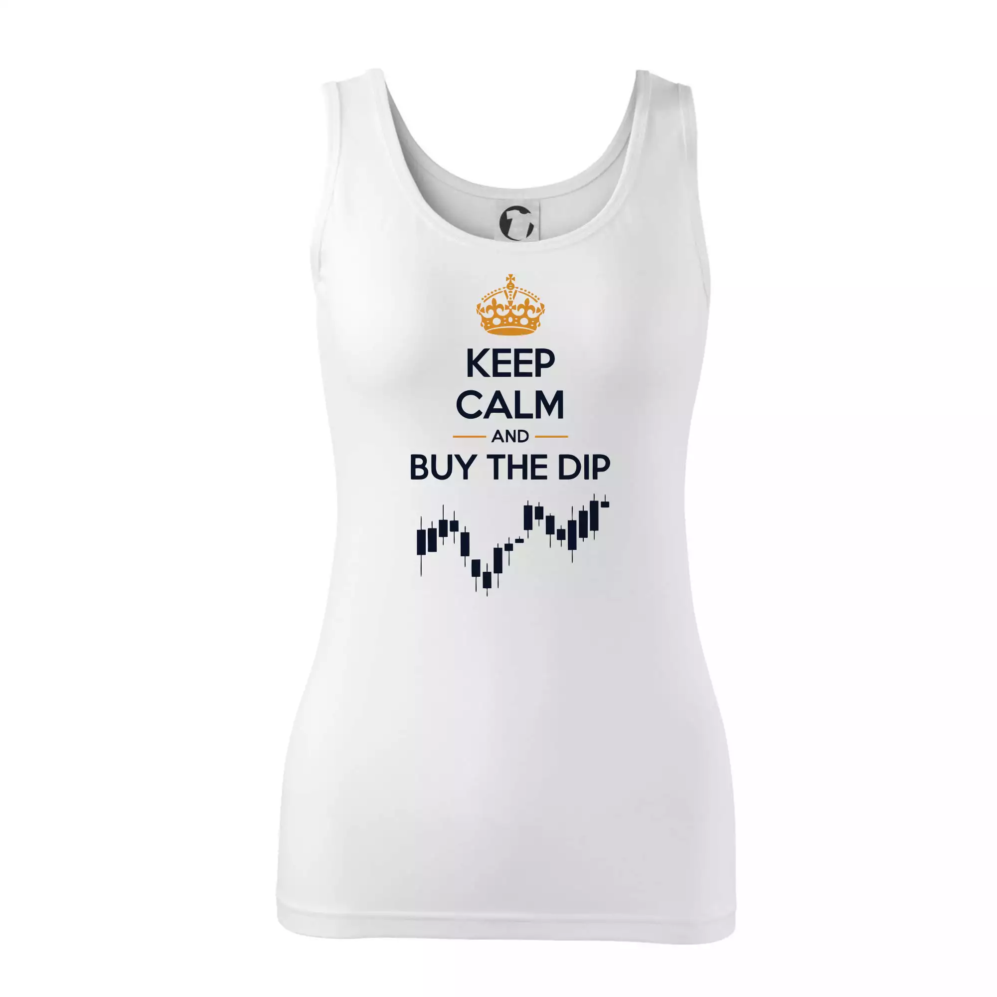Keep Calm and Buy the Dip - koruna  a graf