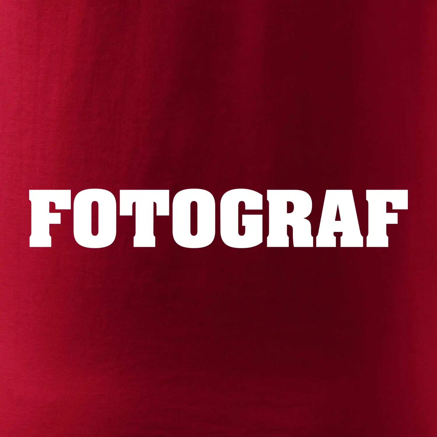 Novinář nápis - Fotograf