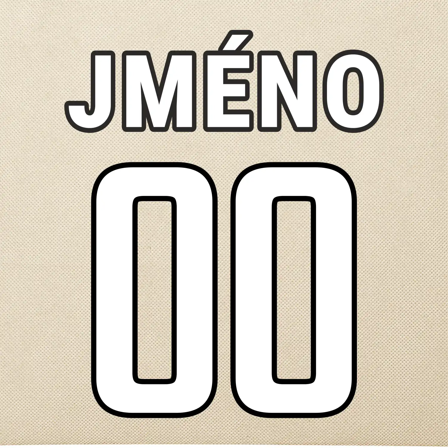 Florbalový  dres - vlastní jméno a číslo