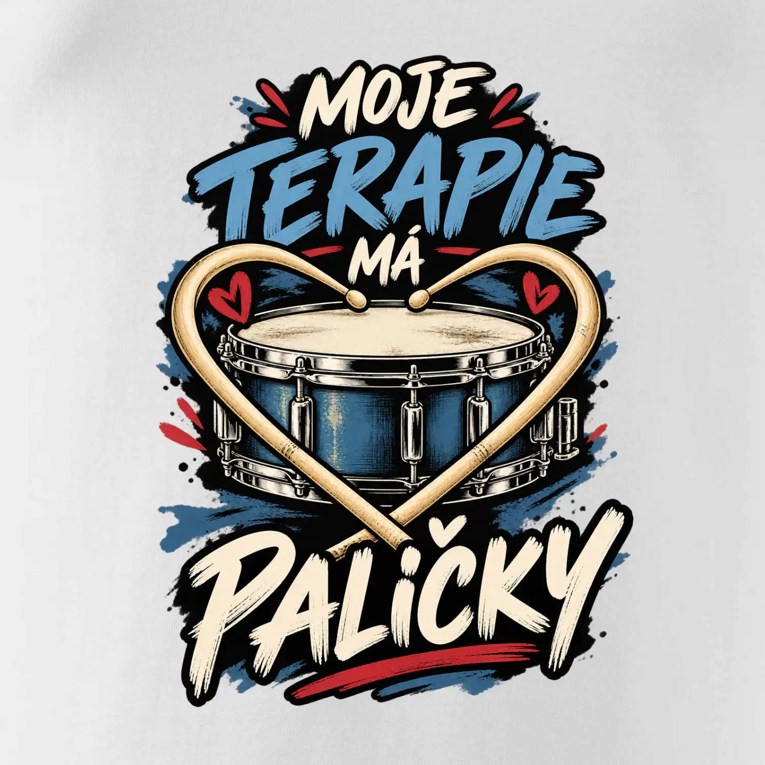 Moje terapie má paličky - srdce bubeníka
