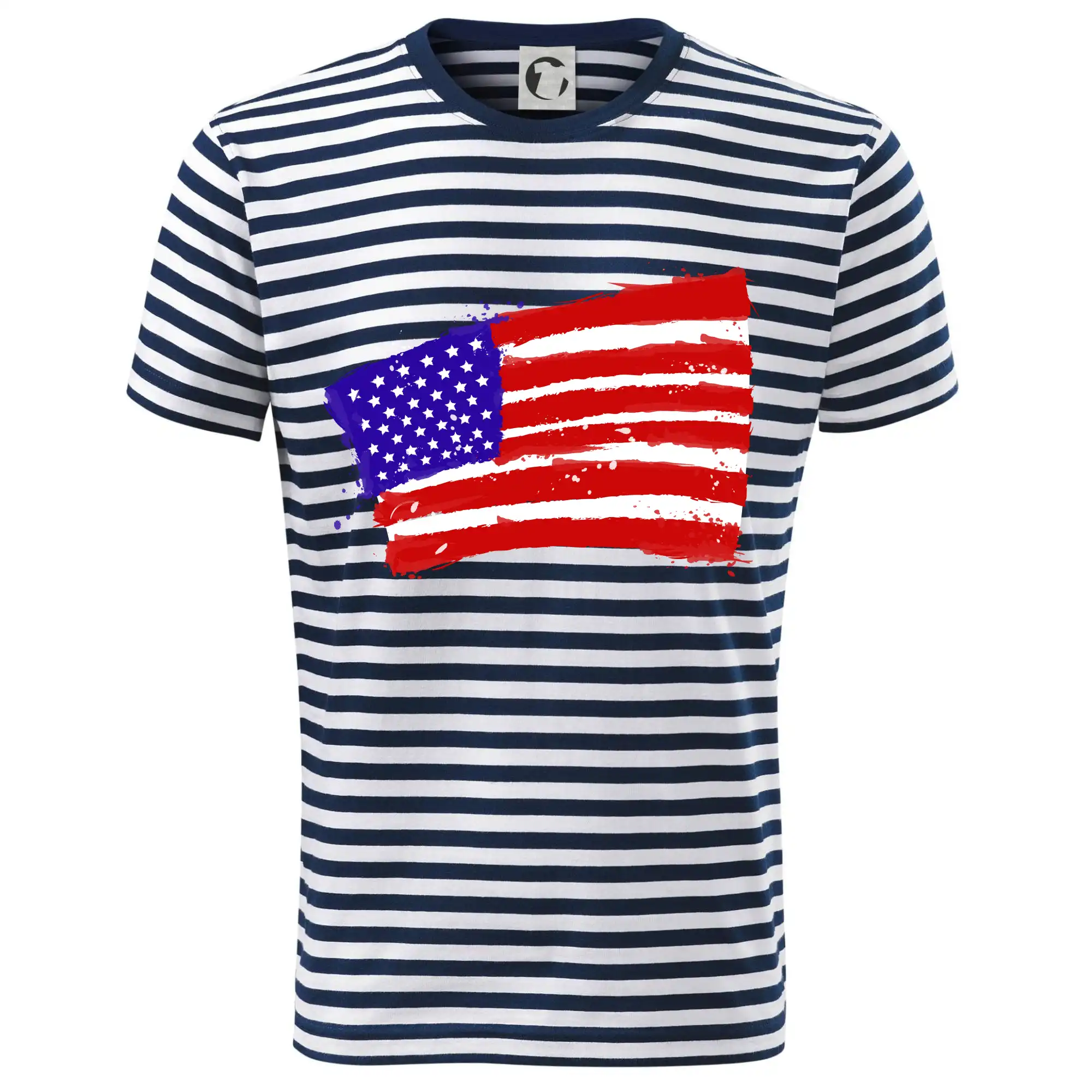 Americká vlajka ohnutá