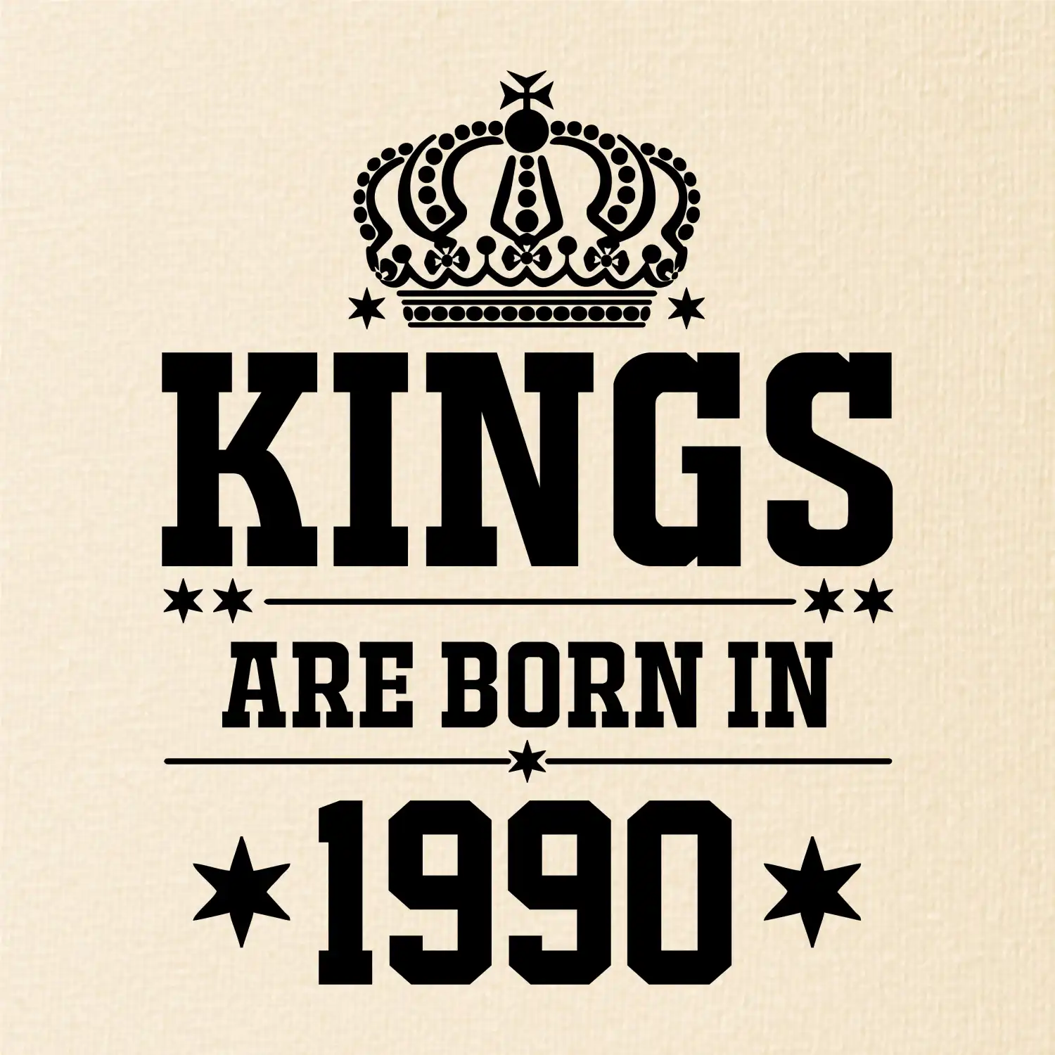 Kings are born in 1990