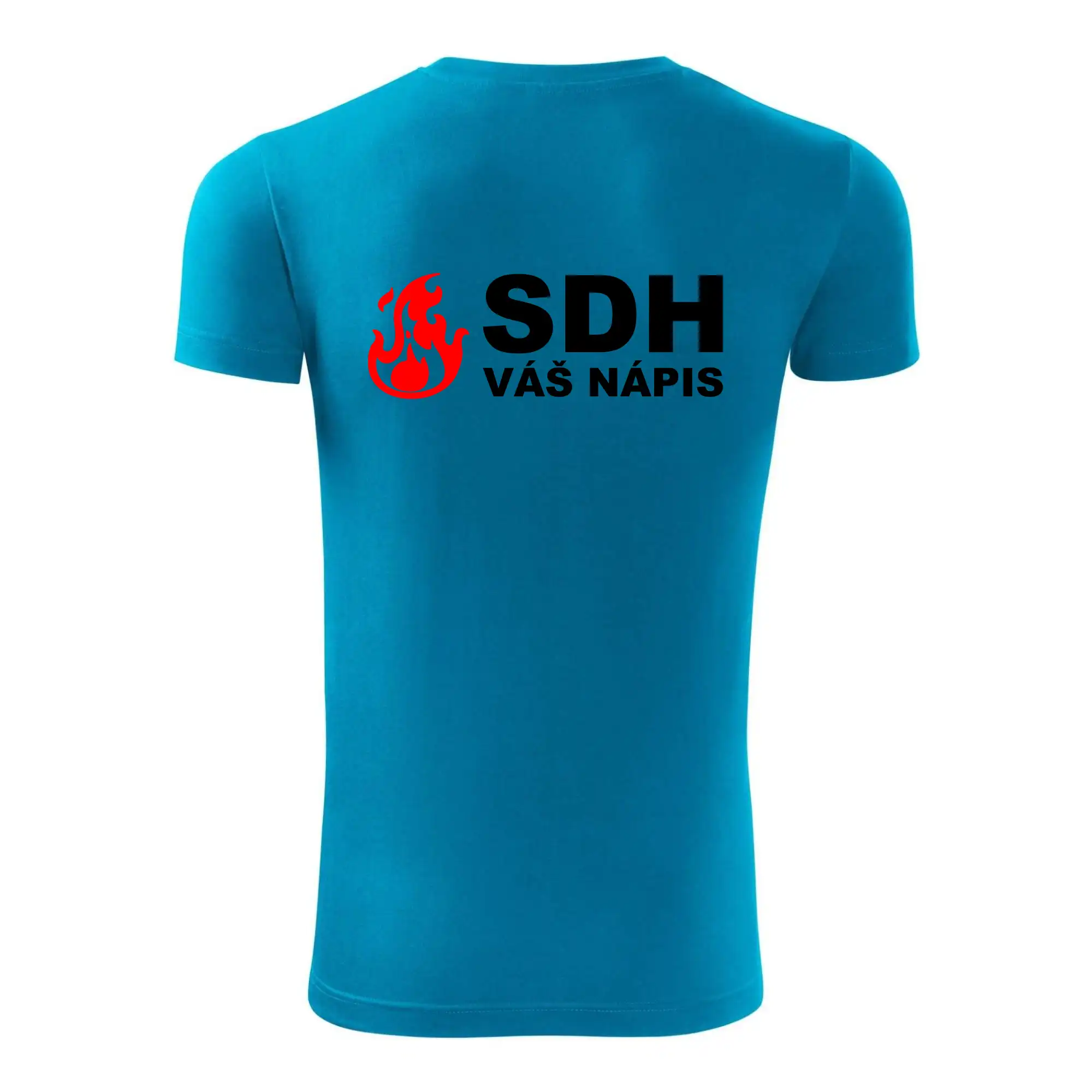 SDH nápis (oheň, název sboru - vlastní nápis)