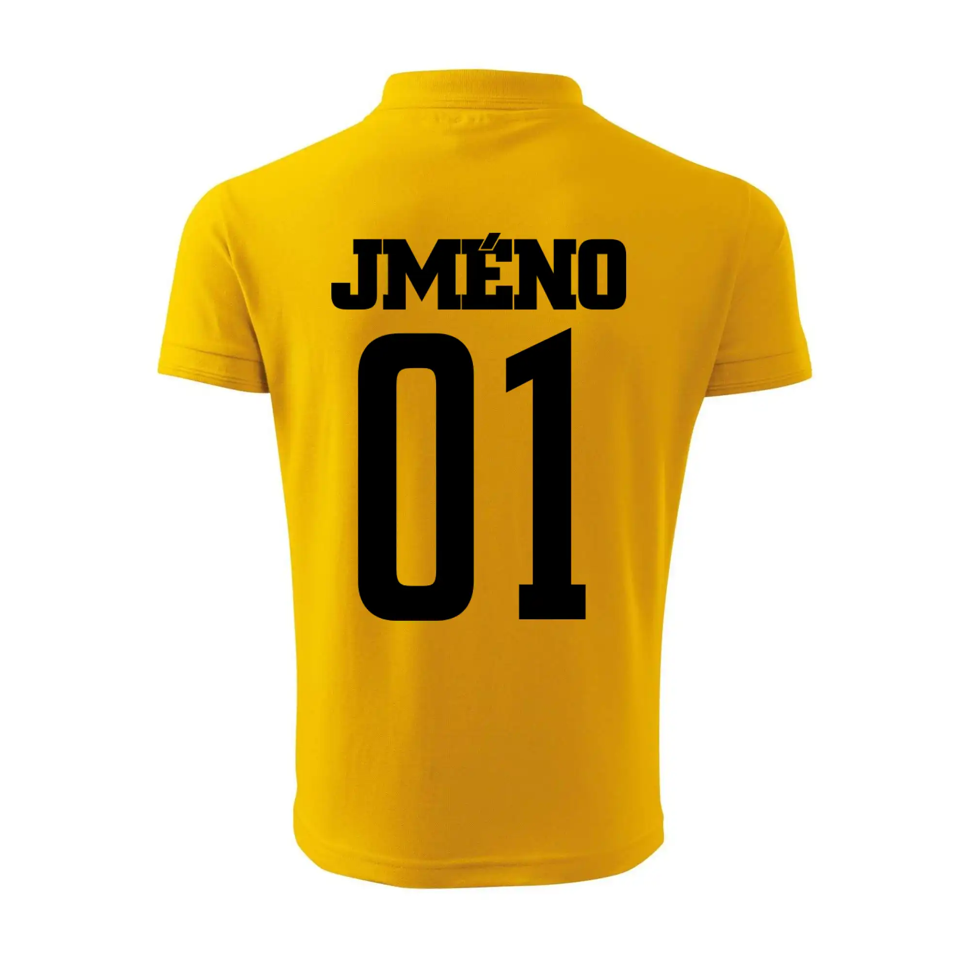 Fotbalový dres - vlastní jméno a číslo