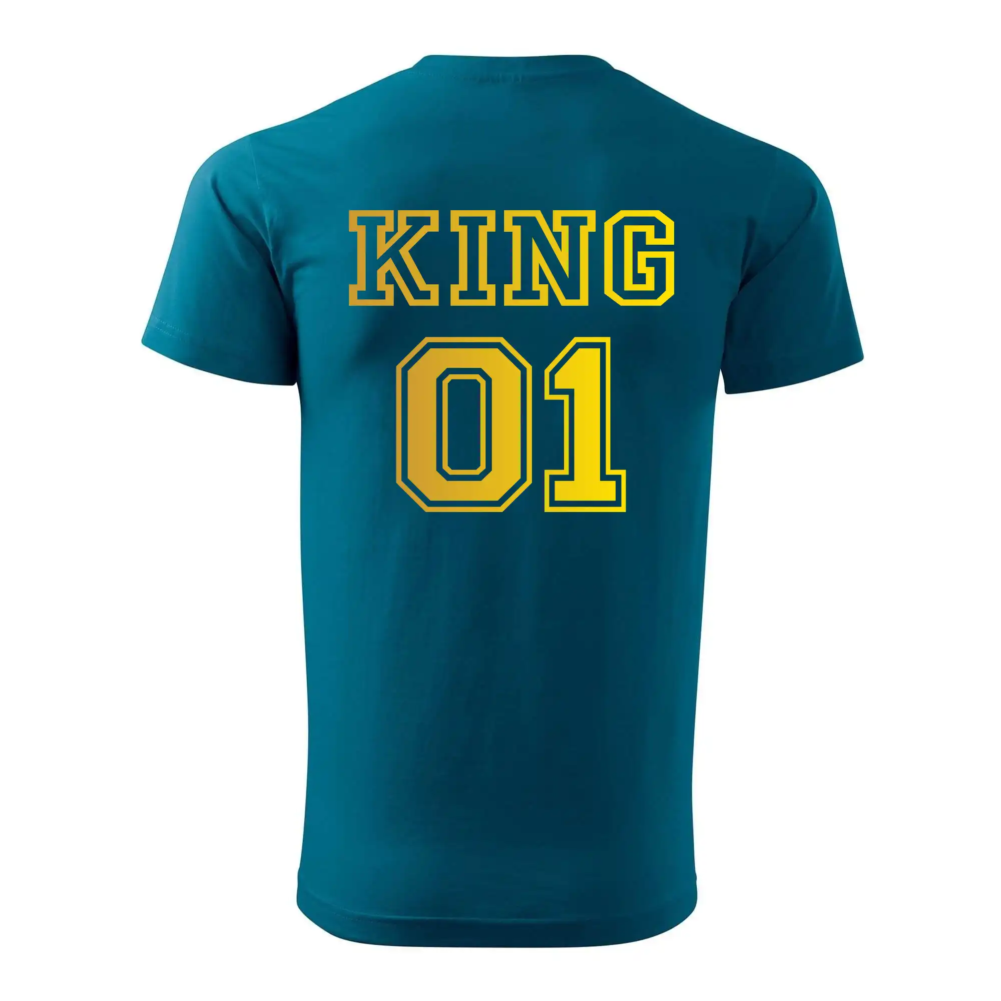 King - Queen - 01 dres - zlatý potisk