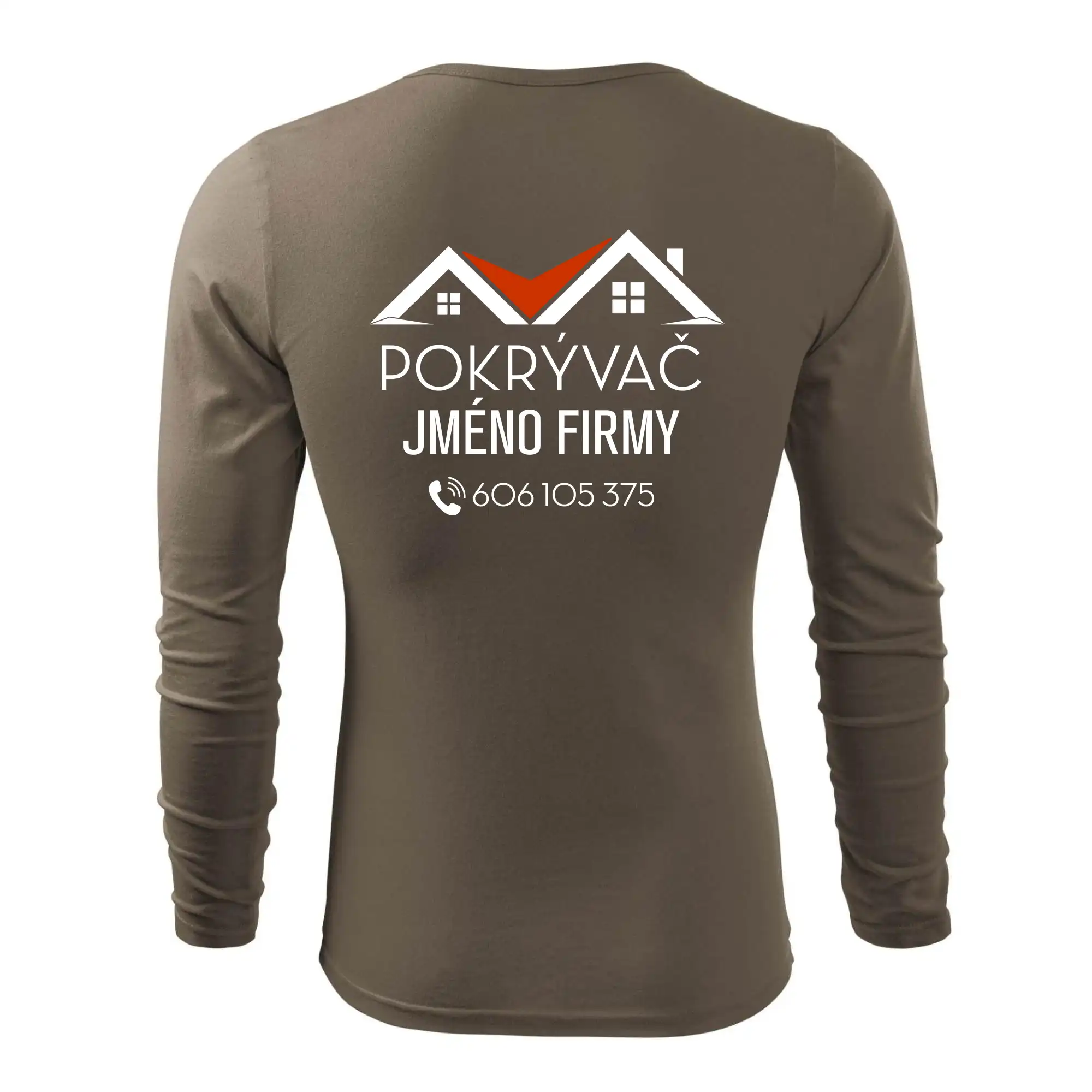 Tričko pro pokrývače - Dvě střechy