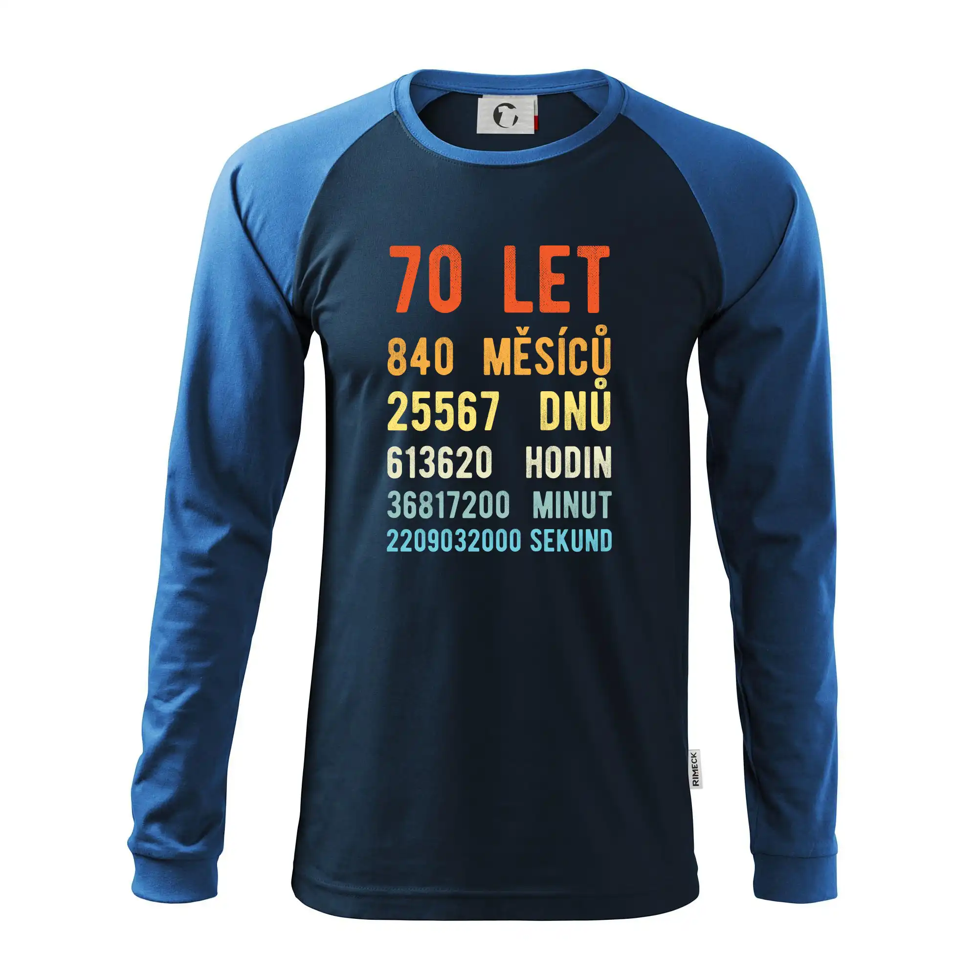 Narozeniny 70 přepočet času