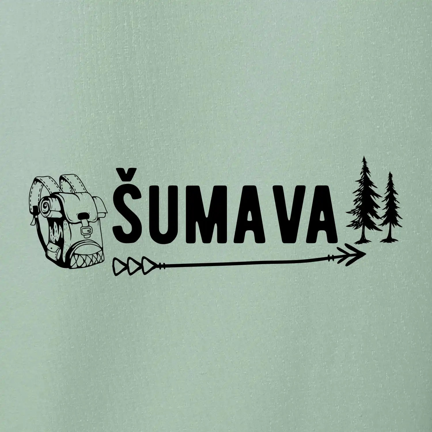 Šumava nápis