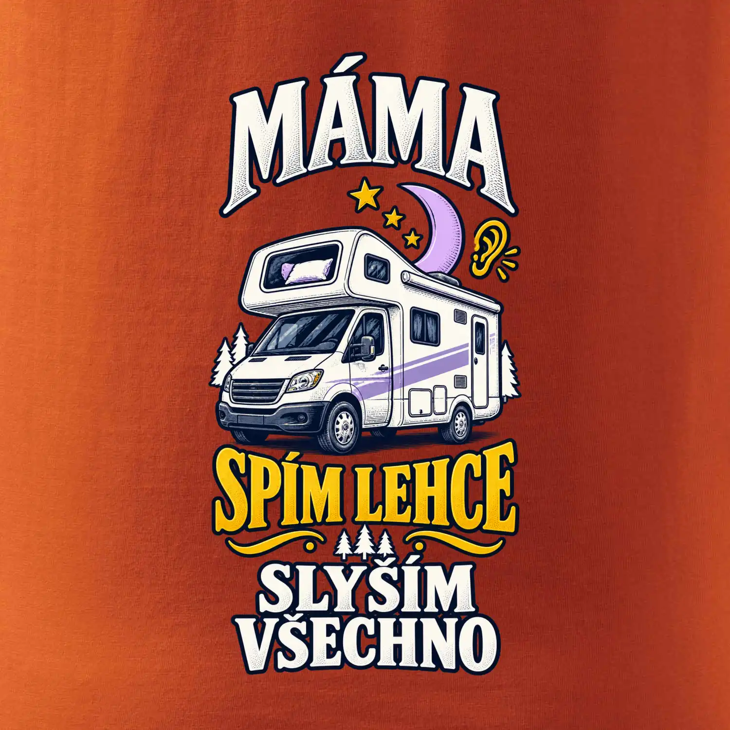 Máma spím lehce slyším všechno rodinná alkovna