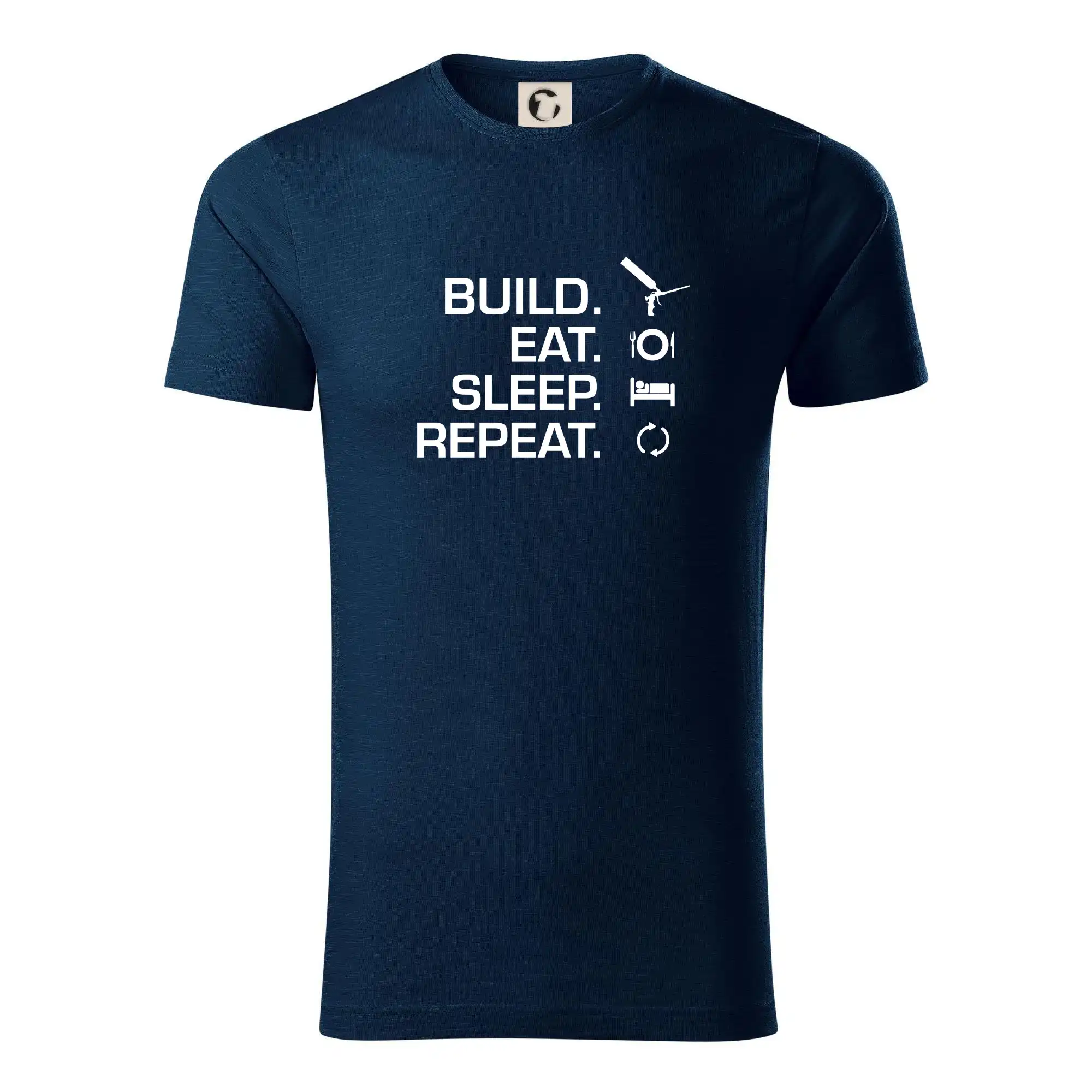 Build eat sleep repeat - montážní pěna