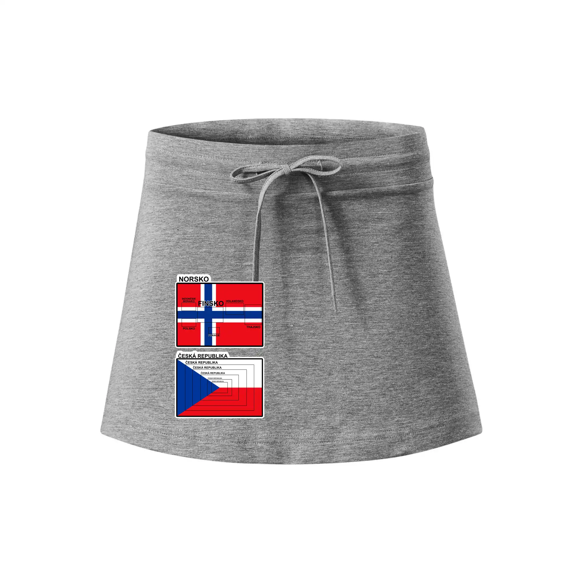 Norská a česká vlajka