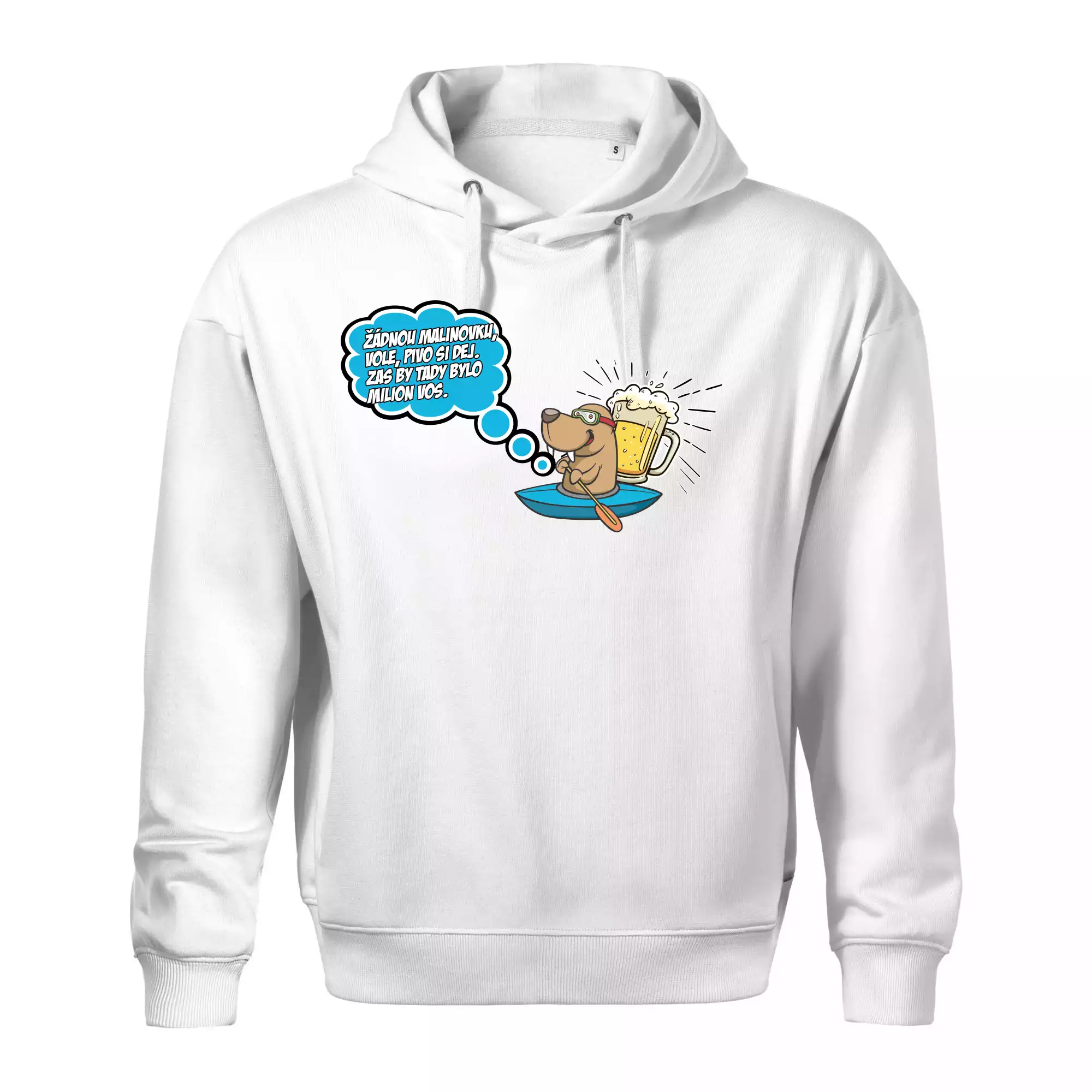 Žádnou malinovku, ale pivo