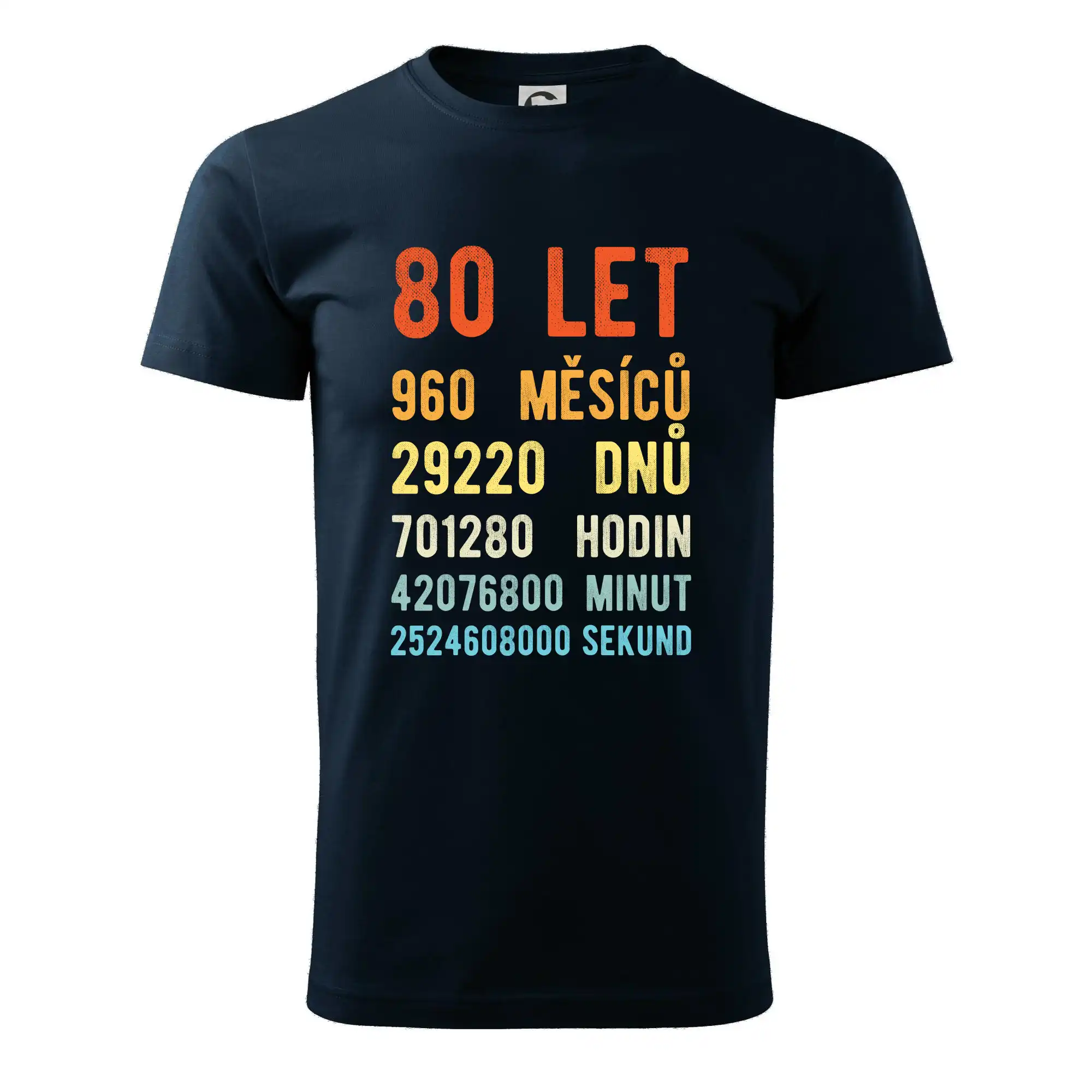 Narozeniny 80 přepočet času
