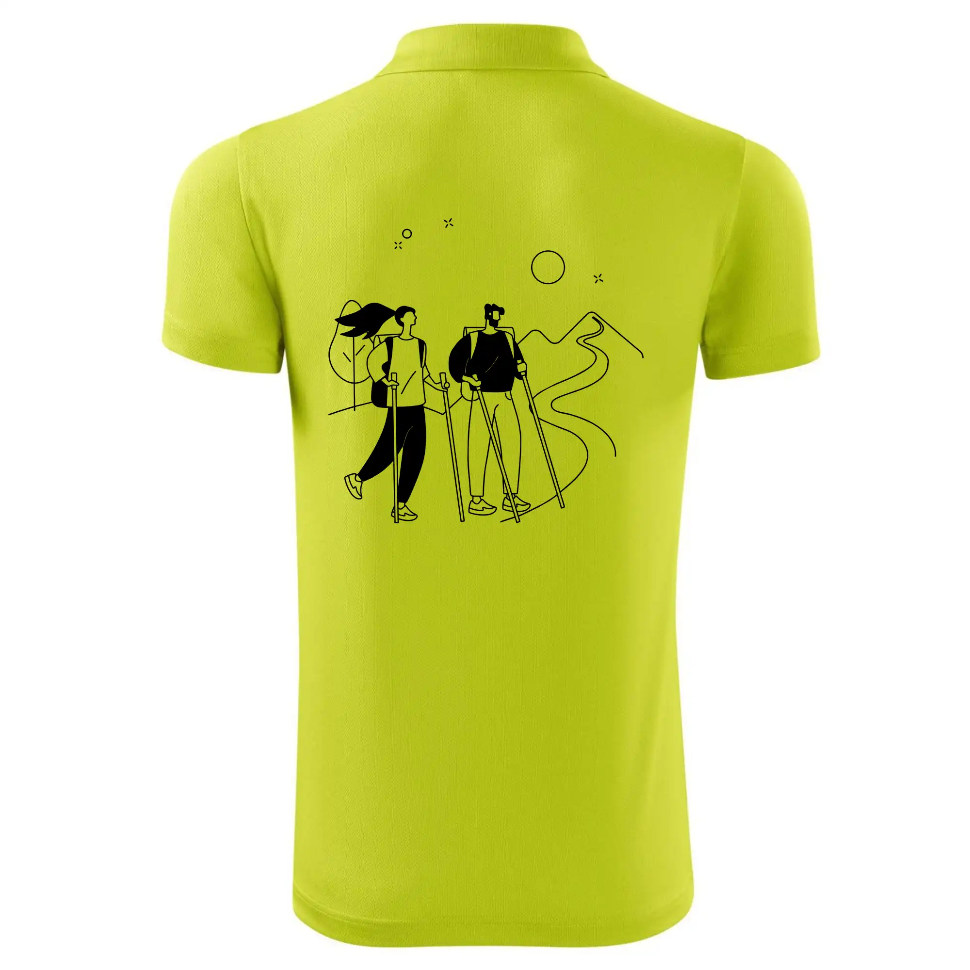 Kreslený pár na výletě